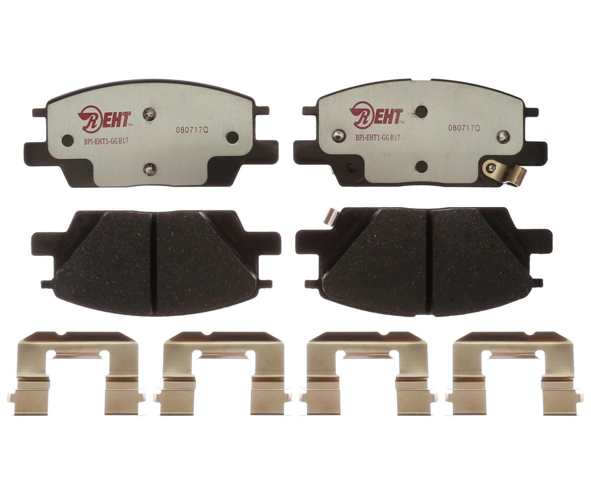 Raybestos Brakes Disc Brake Pad Set  top view frsport EHT1913H