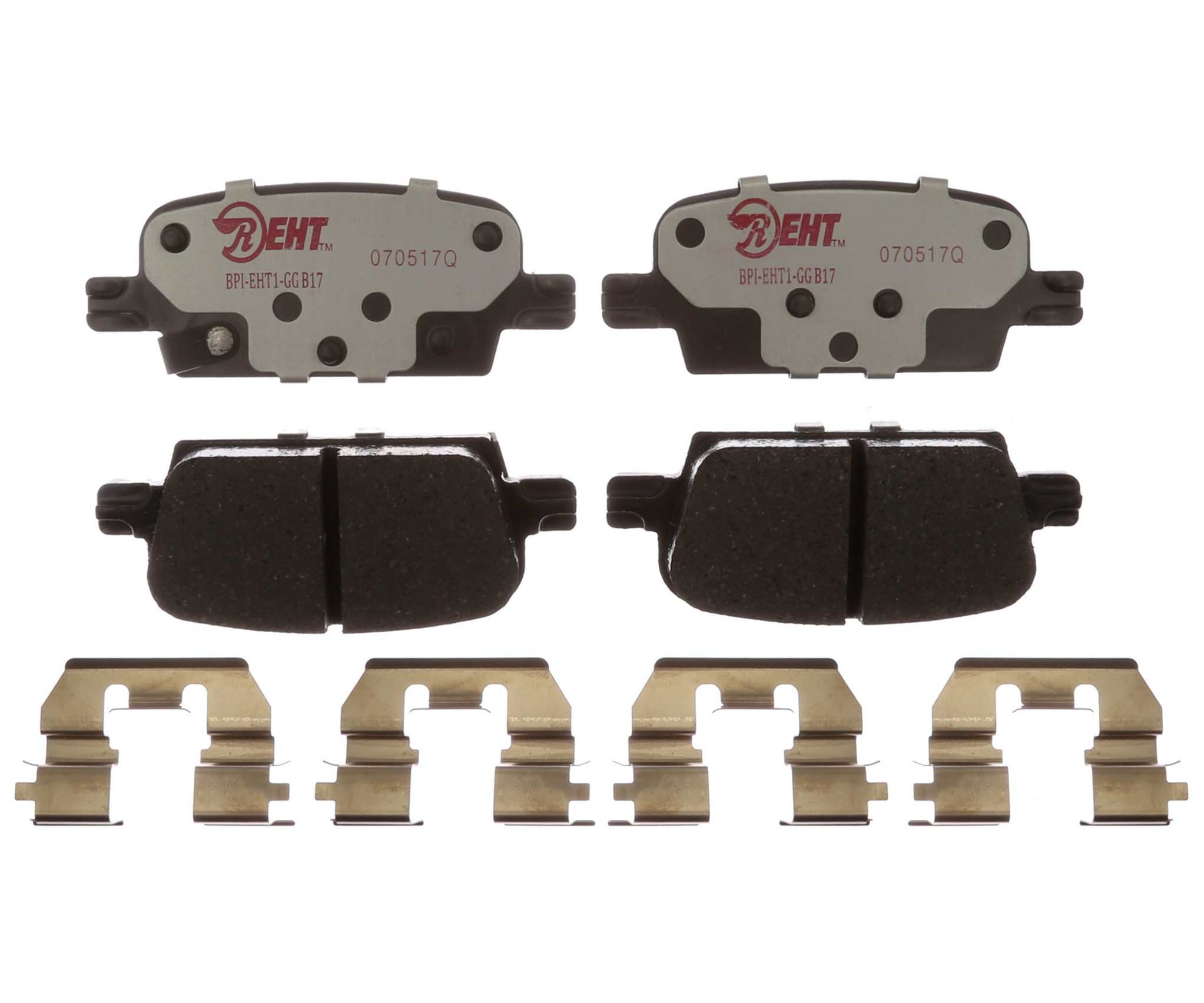 Raybestos Brakes Disc Brake Pad Set  top view frsport EHT1921H