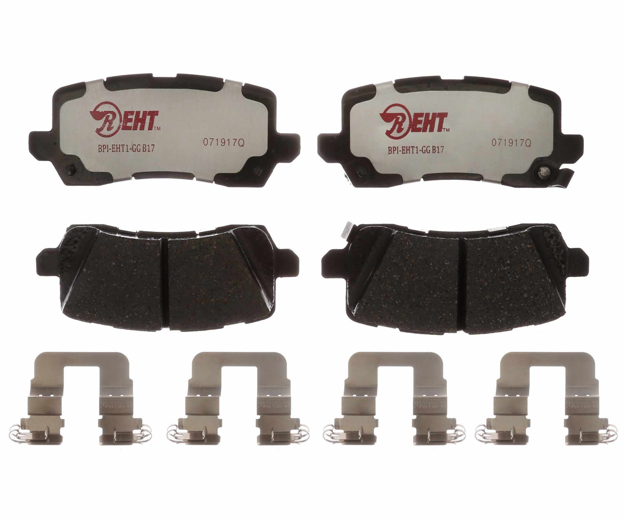 Raybestos Brakes Disc Brake Pad Set  top view frsport EHT1954H