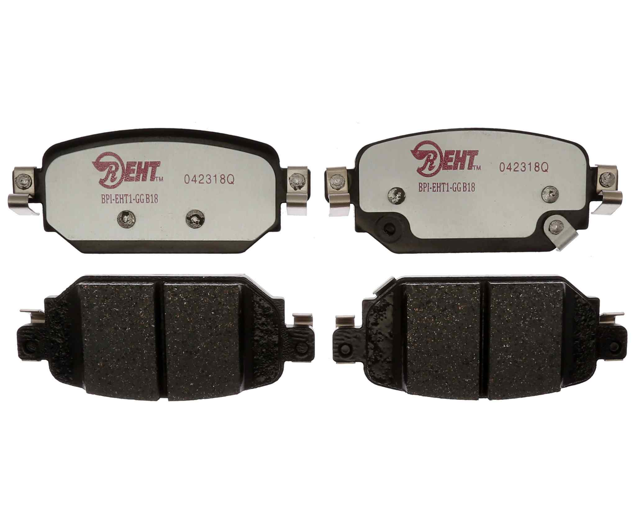 Raybestos Brakes Disc Brake Pad Set  top view frsport EHT2042