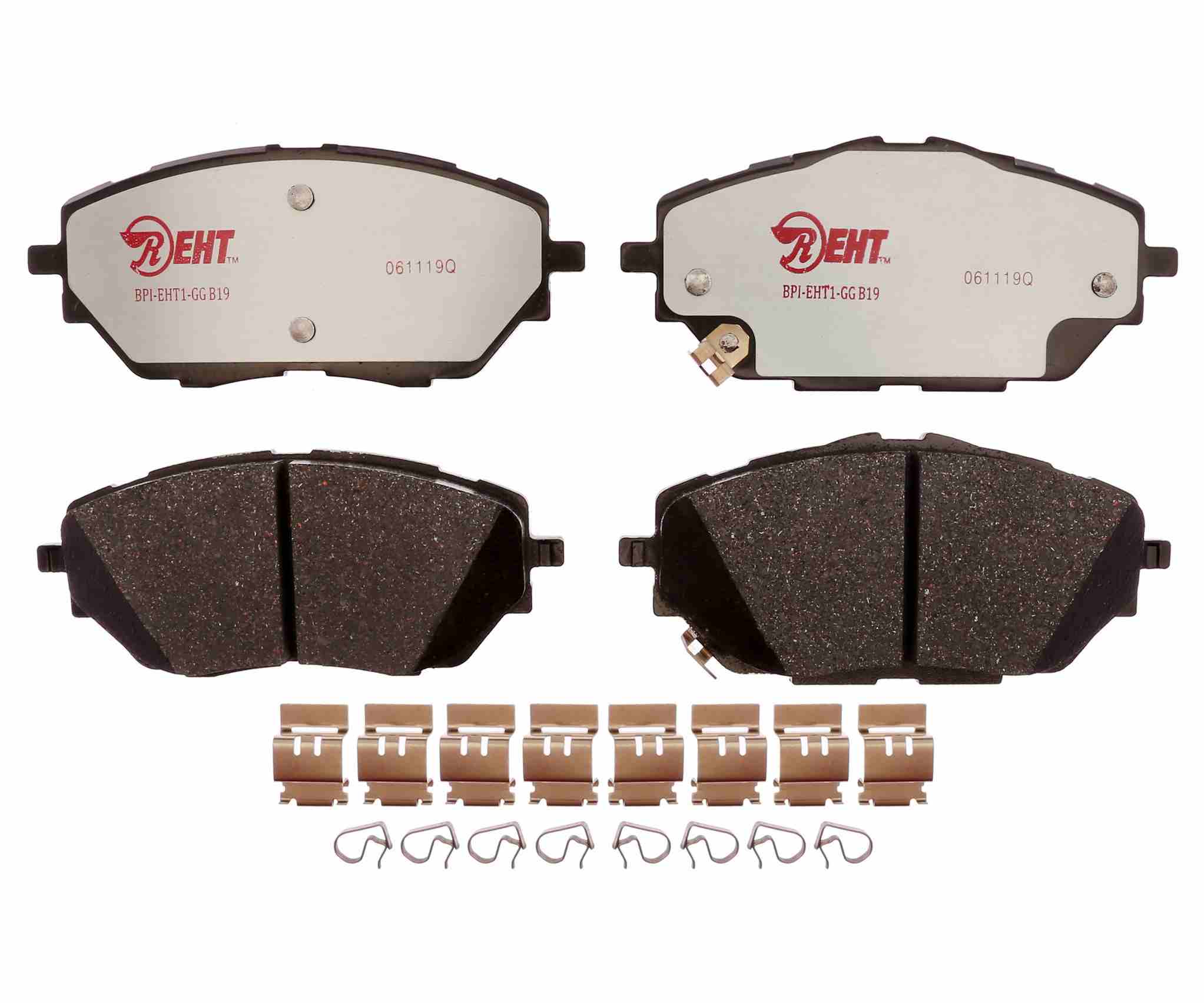 Raybestos Brakes Disc Brake Pad Set  top view frsport EHT2065H