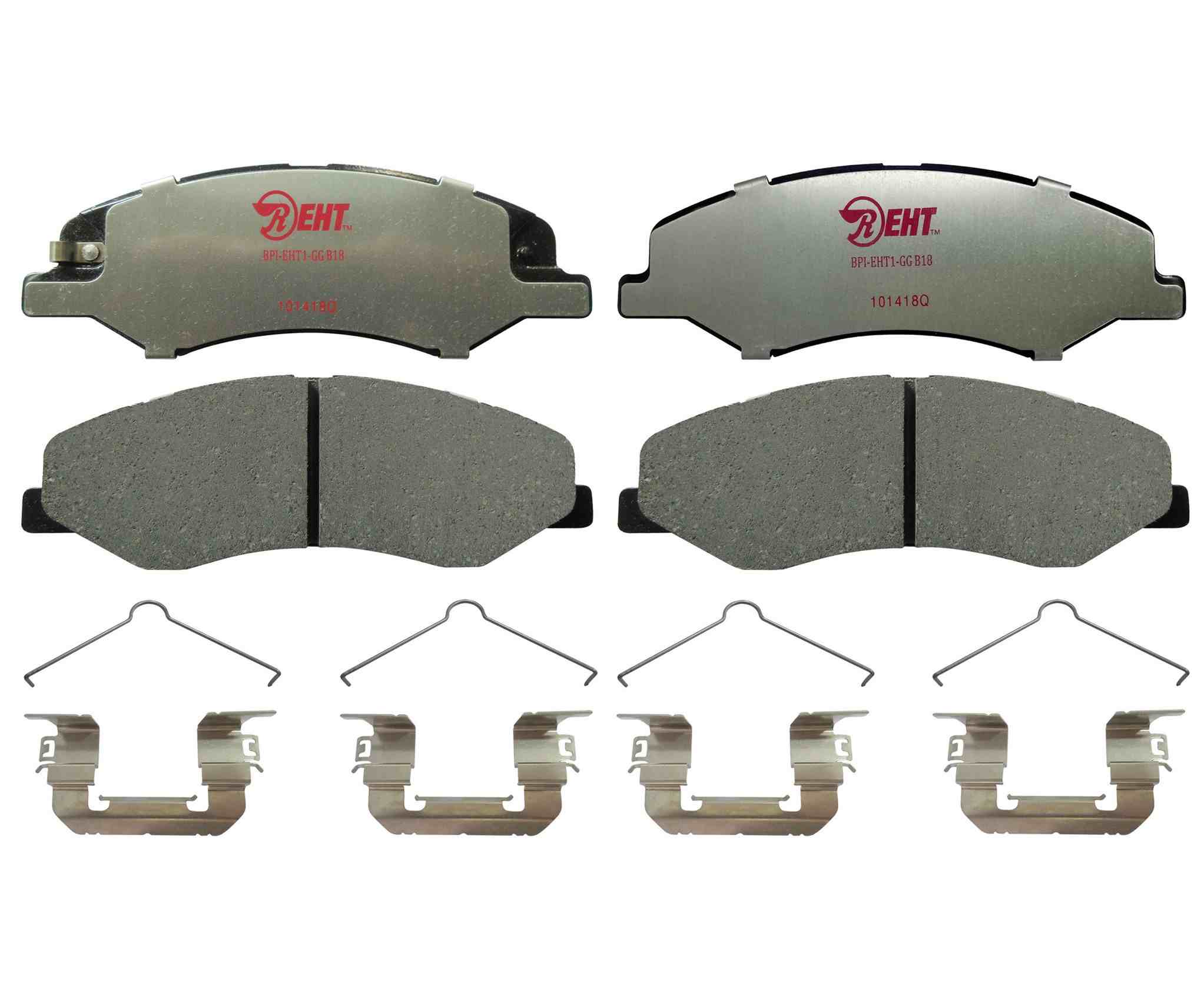 Raybestos Brakes Disc Brake Pad Set  top view frsport EHT2089H