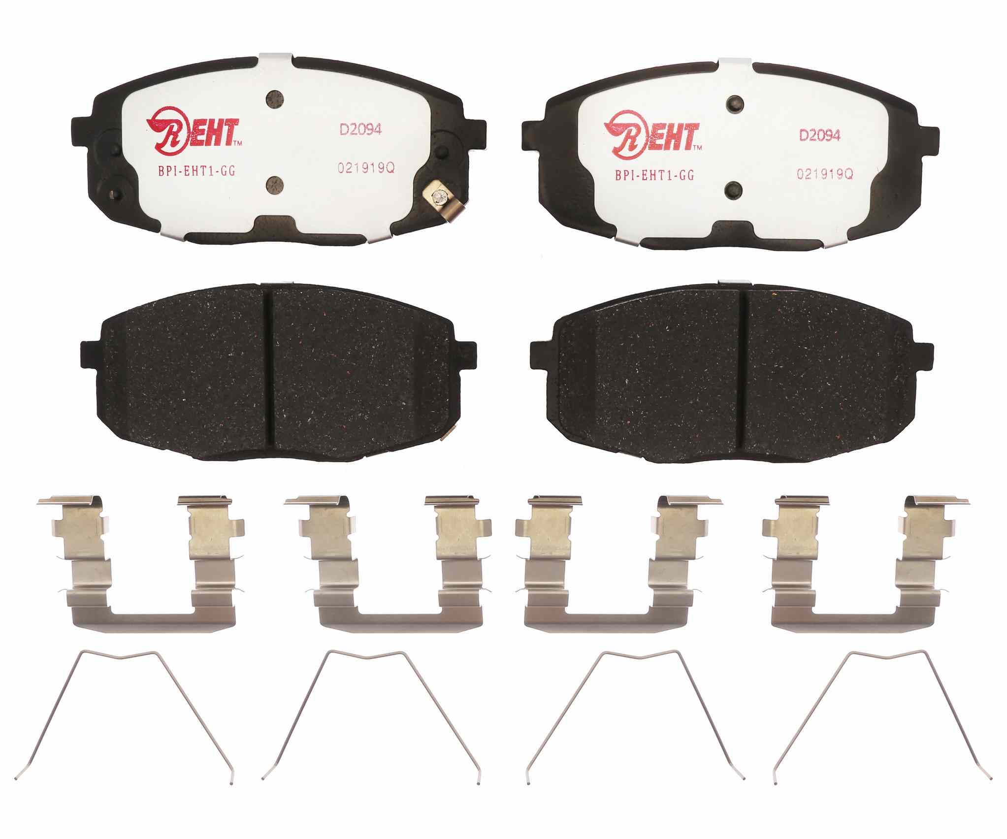 Raybestos Brakes Disc Brake Pad Set  top view frsport EHT2094H