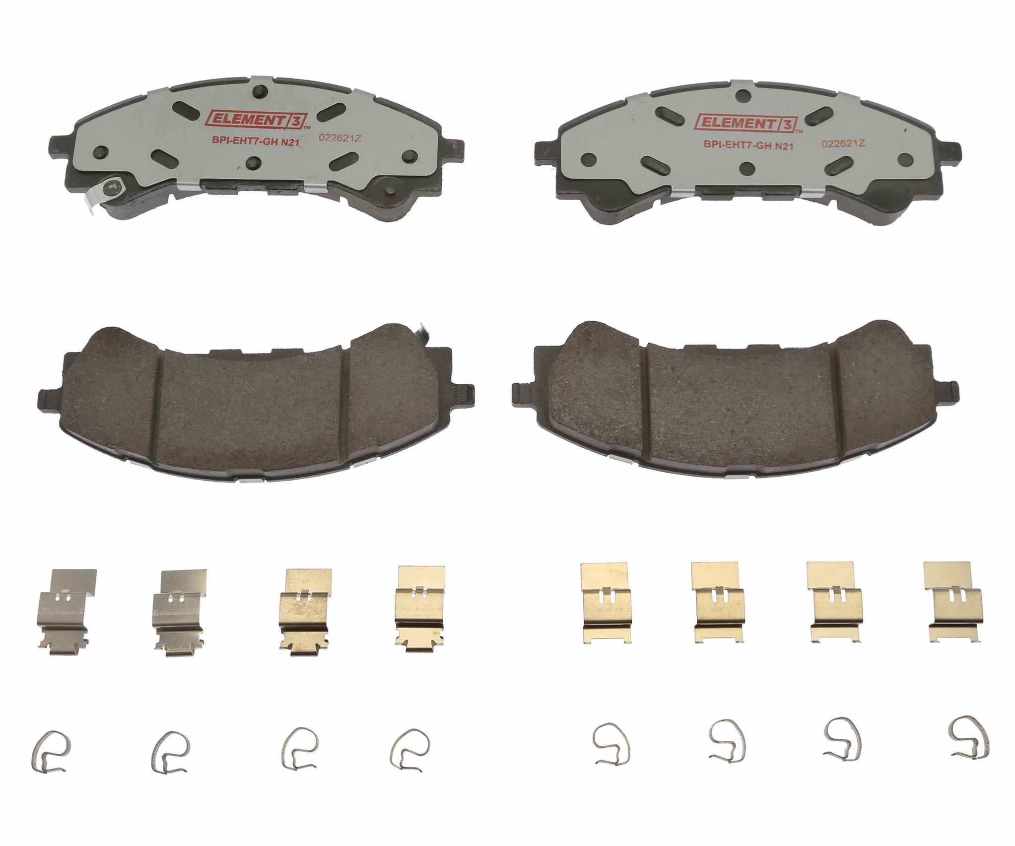 Raybestos Brakes Disc Brake Pad Set  top view frsport EHT2216H