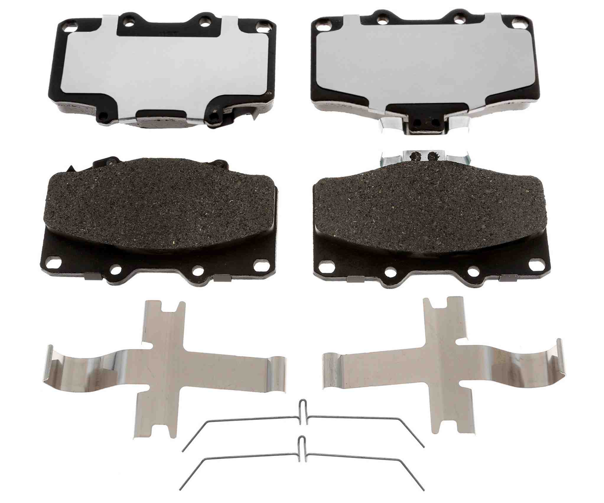 Raybestos Brakes Disc Brake Pad Set  top view frsport EHT611H