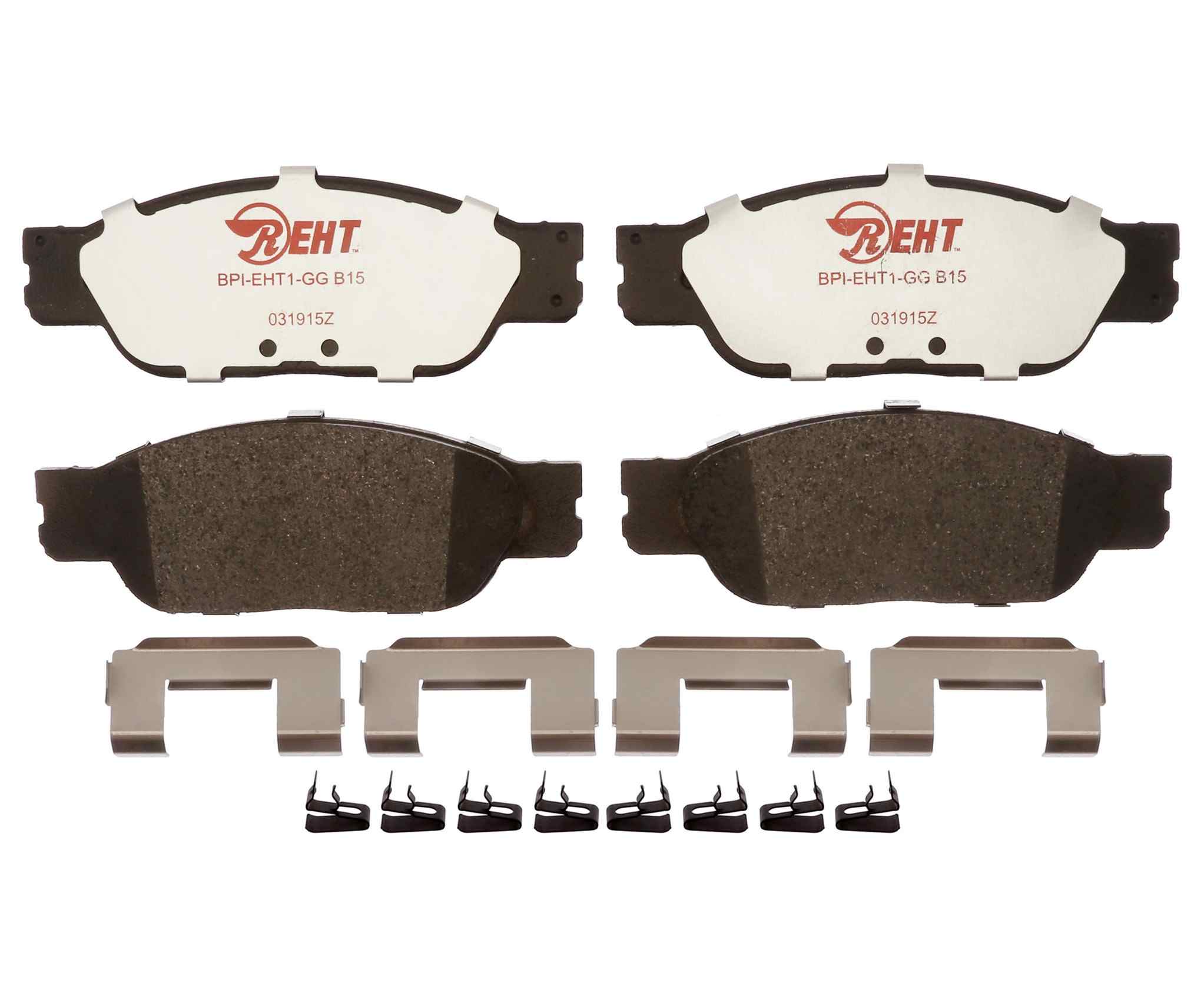 Raybestos Brakes Disc Brake Pad Set  top view frsport EHT805H