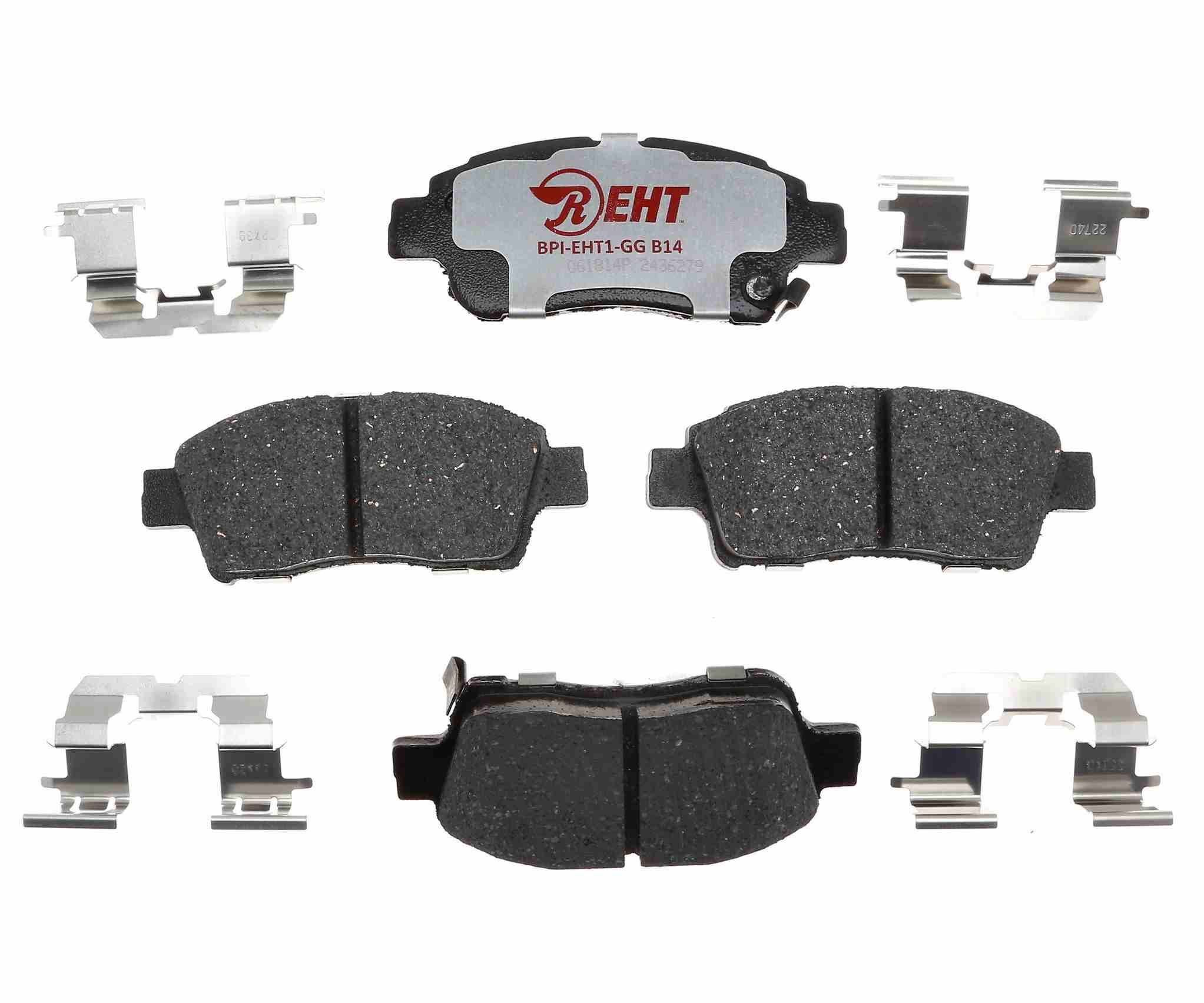 Raybestos Brakes Disc Brake Pad Set  top view frsport EHT831H