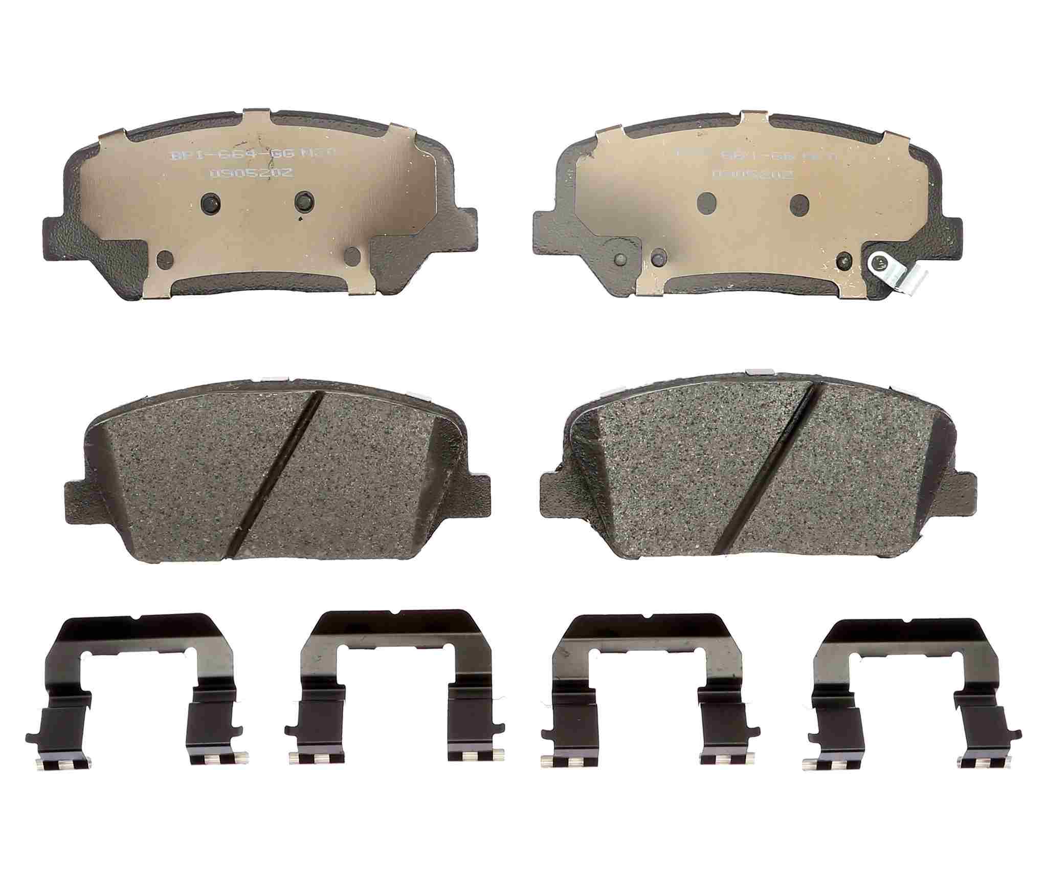 Raybestos Brakes Disc Brake Pad Set  top view frsport MGD1413CH