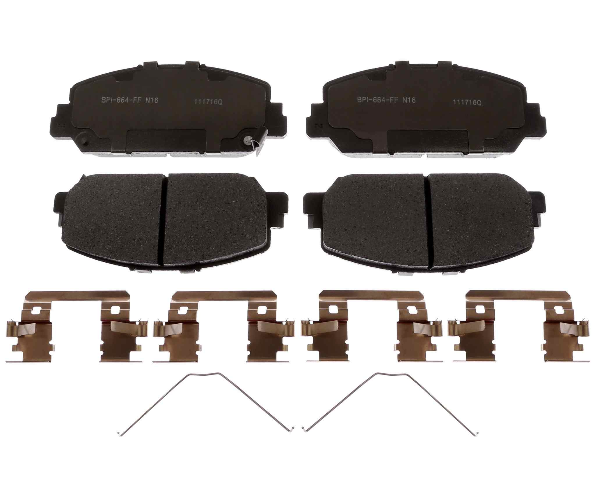 Raybestos Brakes Disc Brake Pad Set  top view frsport MGD1625CH