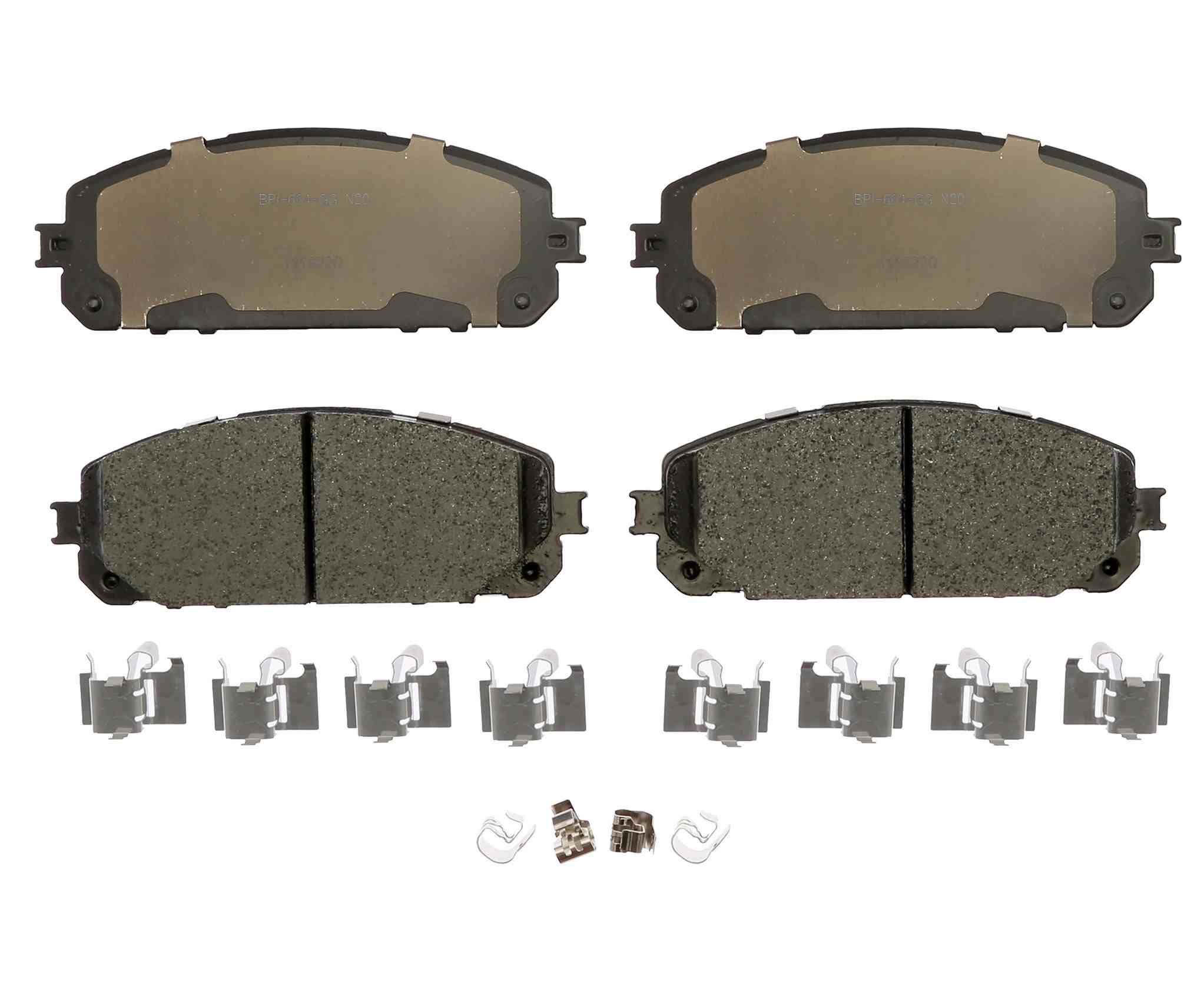 Raybestos Brakes Disc Brake Pad Set  top view frsport MGD1709CH