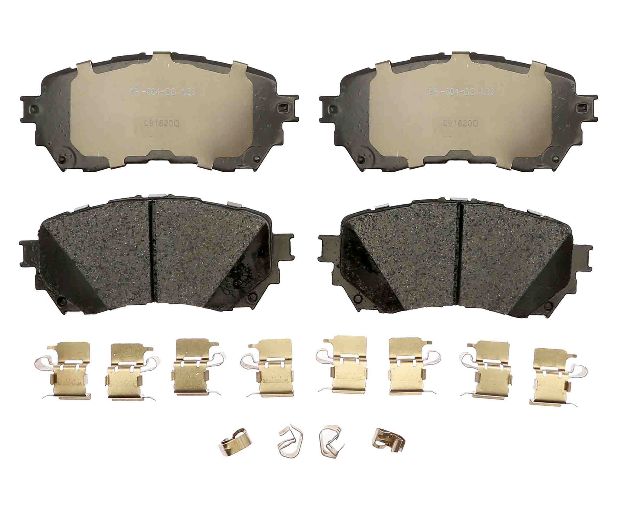 Raybestos Brakes Disc Brake Pad Set  top view frsport MGD1711CH