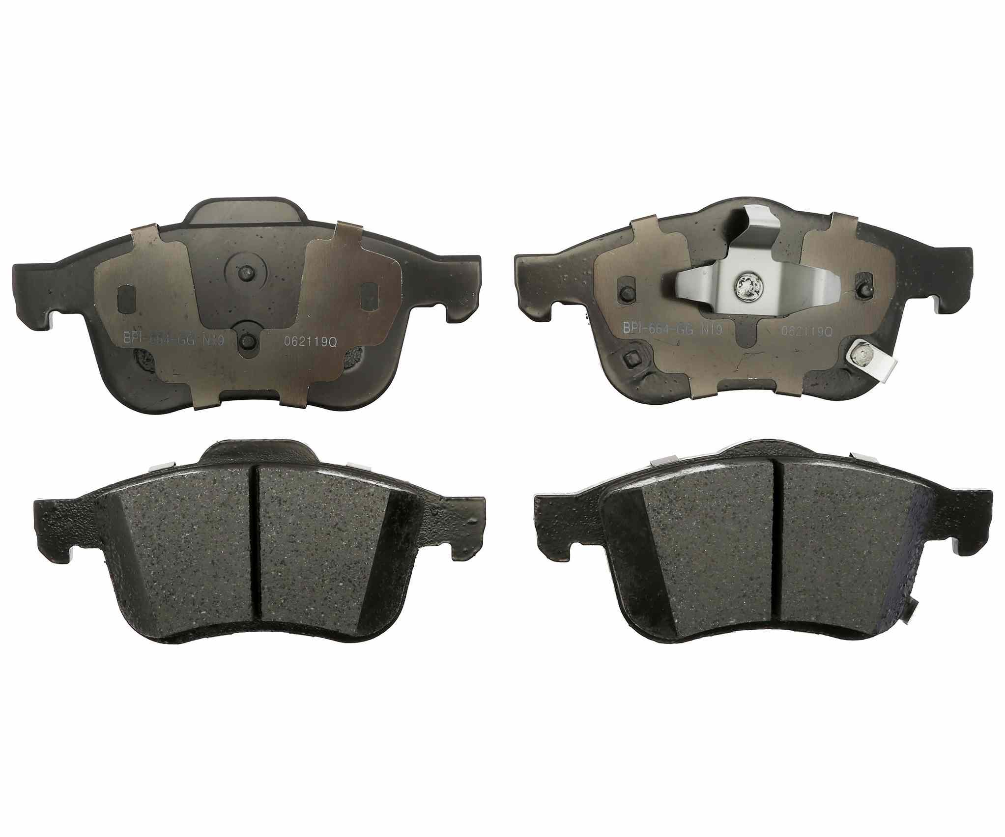 Raybestos Brakes Disc Brake Pad Set  top view frsport MGD1721C