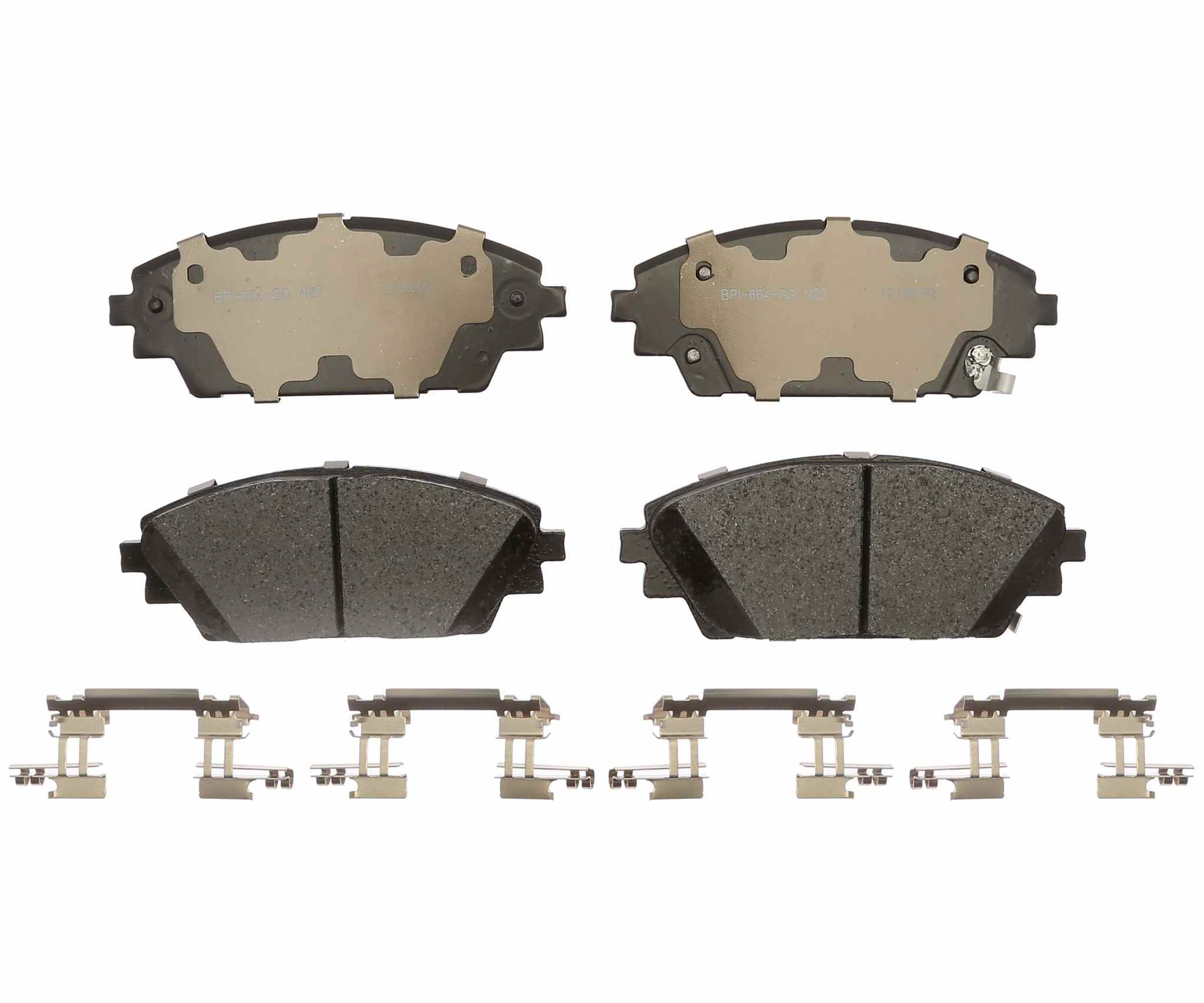 Raybestos Brakes Disc Brake Pad Set  top view frsport MGD1728CH