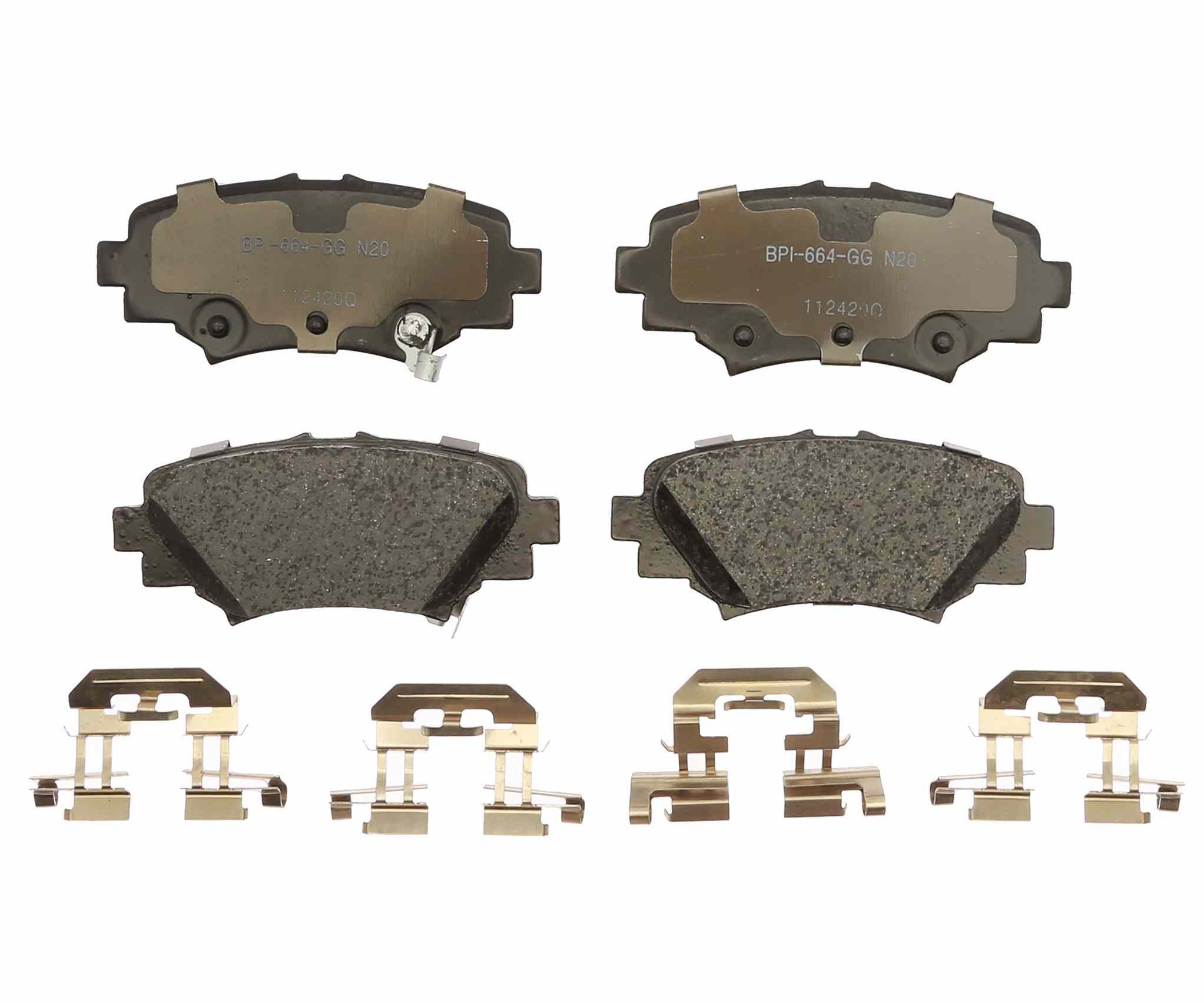 Raybestos Brakes Disc Brake Pad Set  top view frsport MGD1729CH