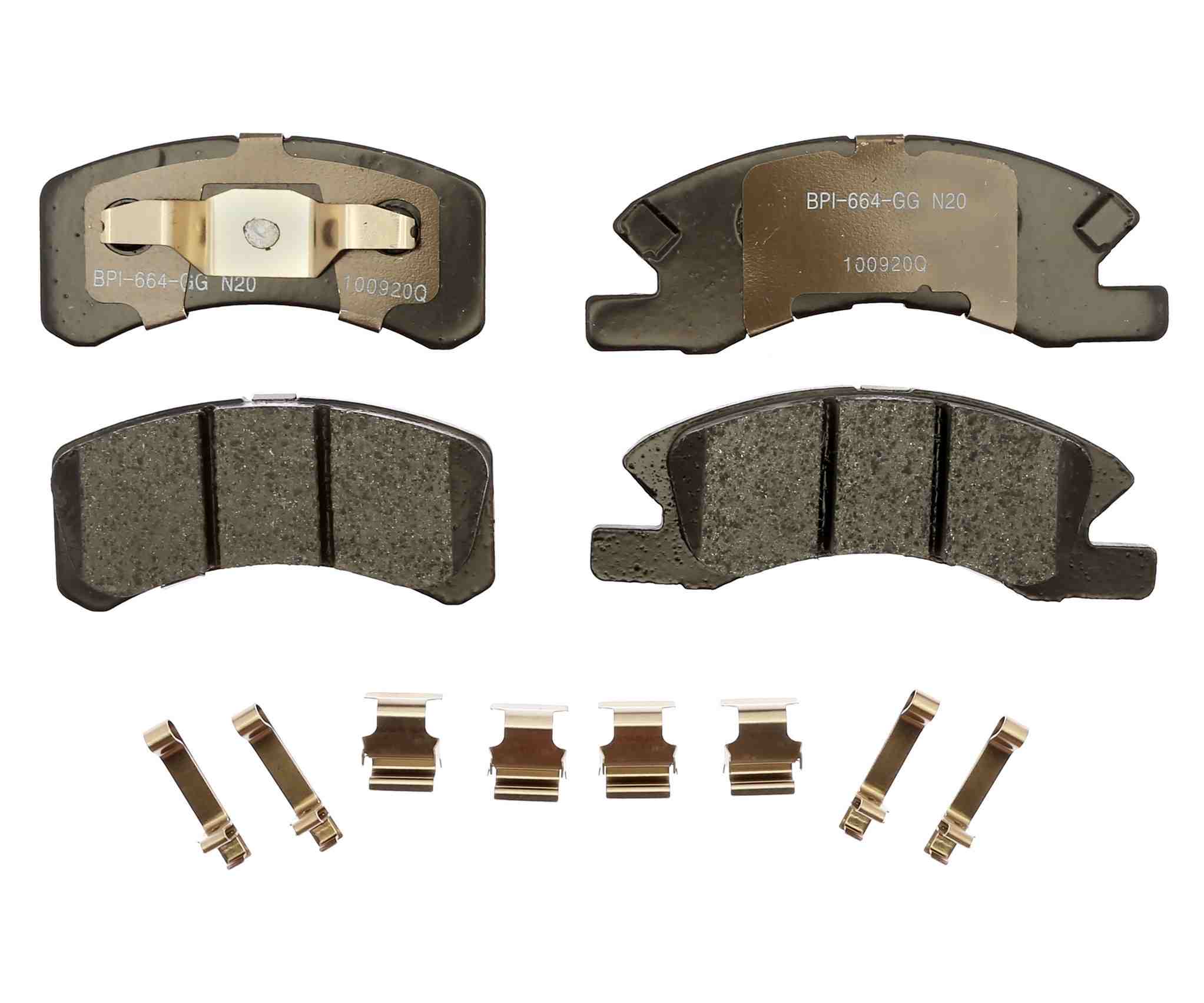 Raybestos Brakes Disc Brake Pad Set  top view frsport MGD1731CH