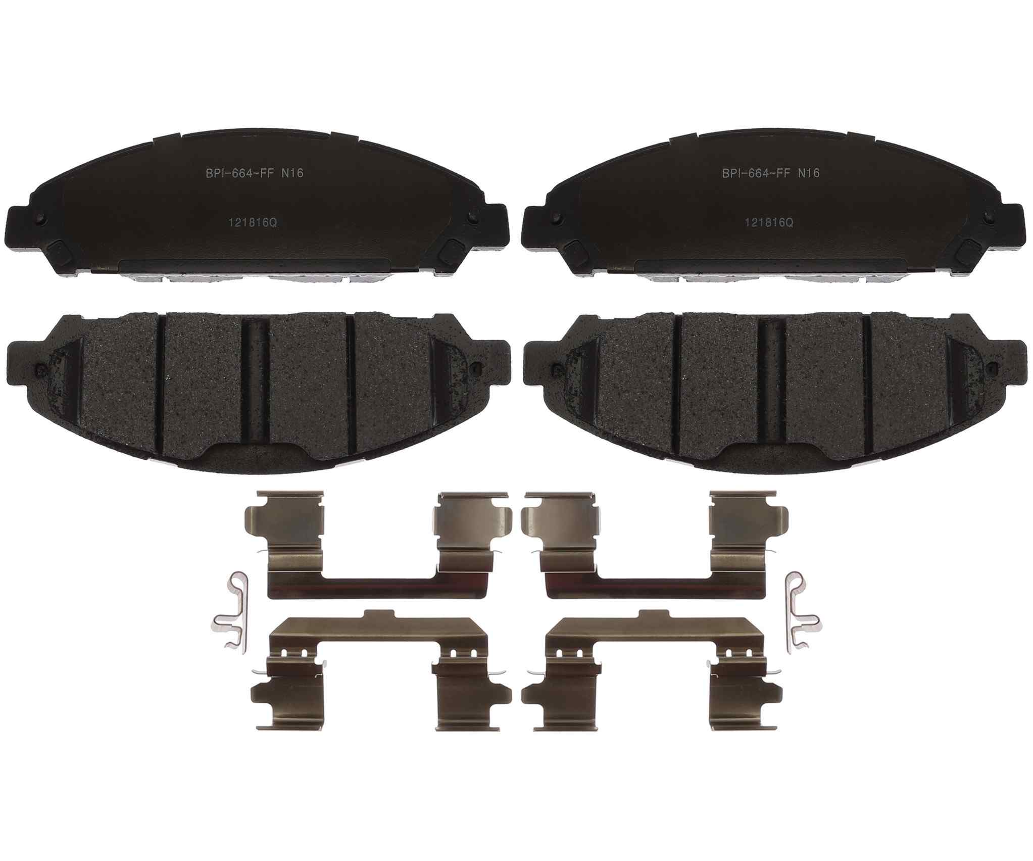 Raybestos Brakes Disc Brake Pad Set  top view frsport MGD1791CH