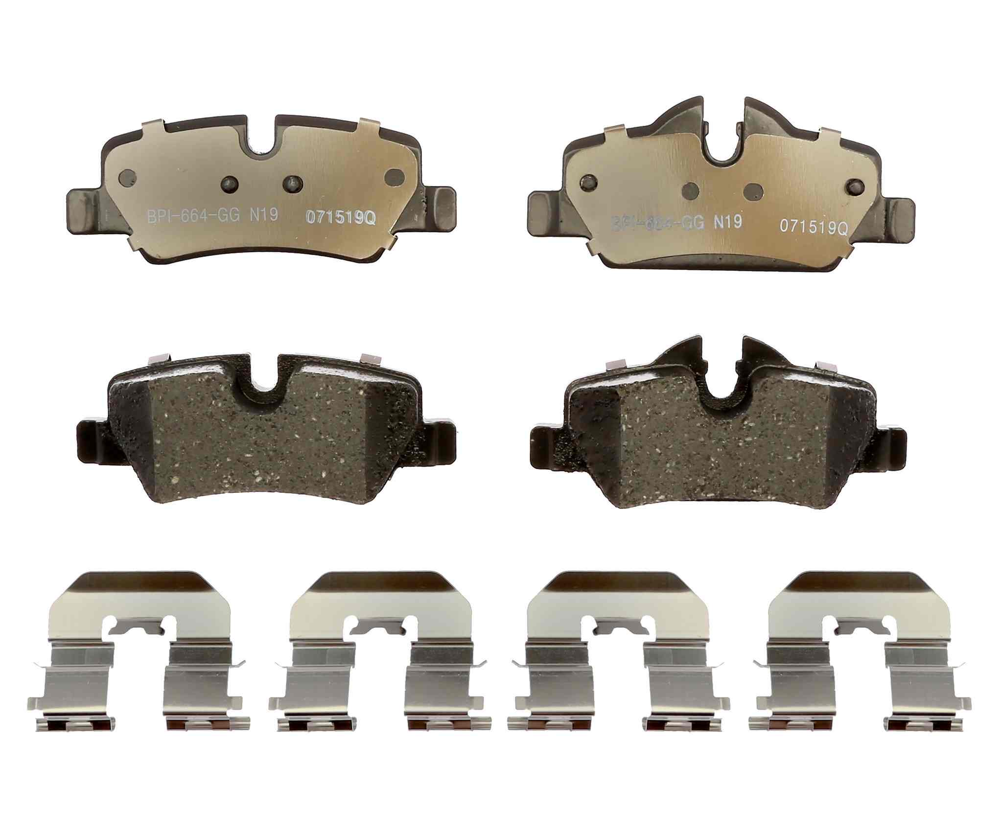 Raybestos Brakes Disc Brake Pad Set  top view frsport MGD1800CH