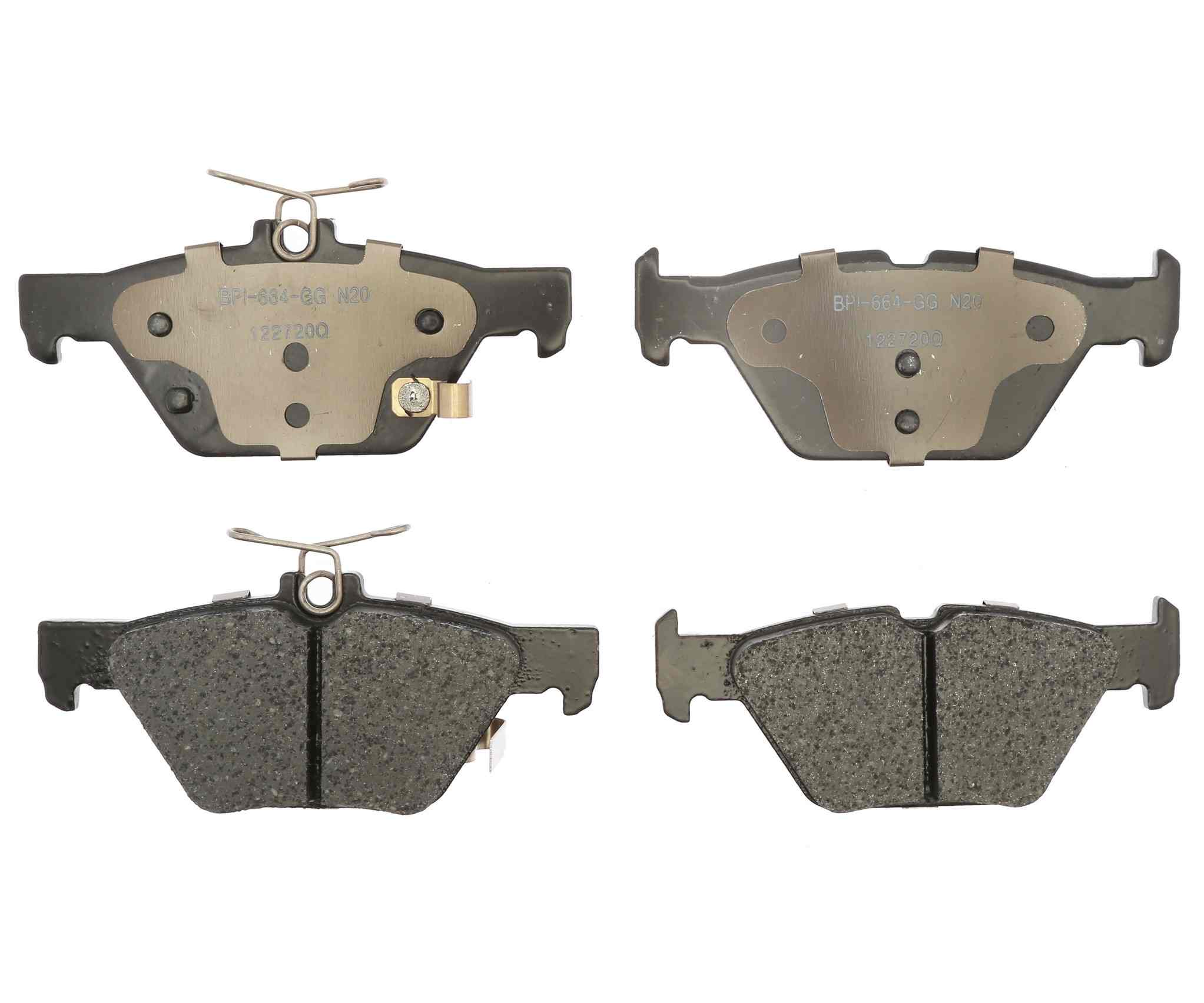 Raybestos Brakes Disc Brake Pad Set  top view frsport MGD1808C