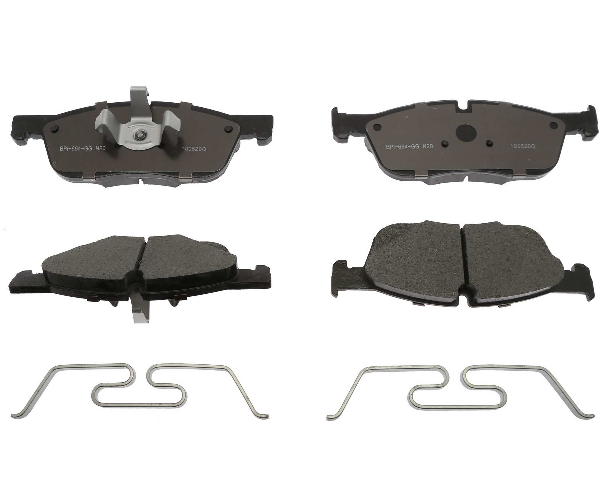 Raybestos Brakes Disc Brake Pad Set  top view frsport MGD1838ACH