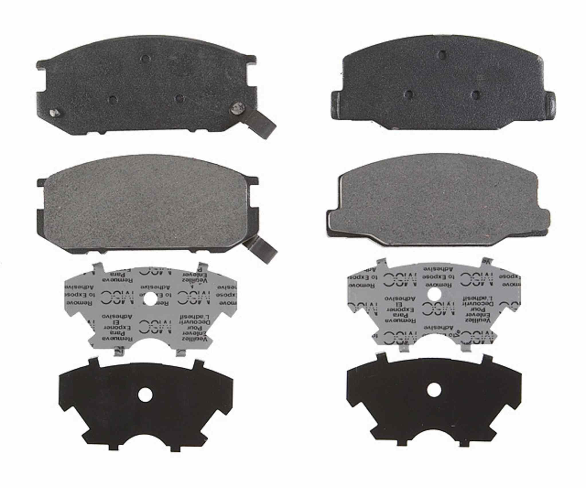 Raybestos Brakes Disc Brake Pad Set  top view frsport PGD245M