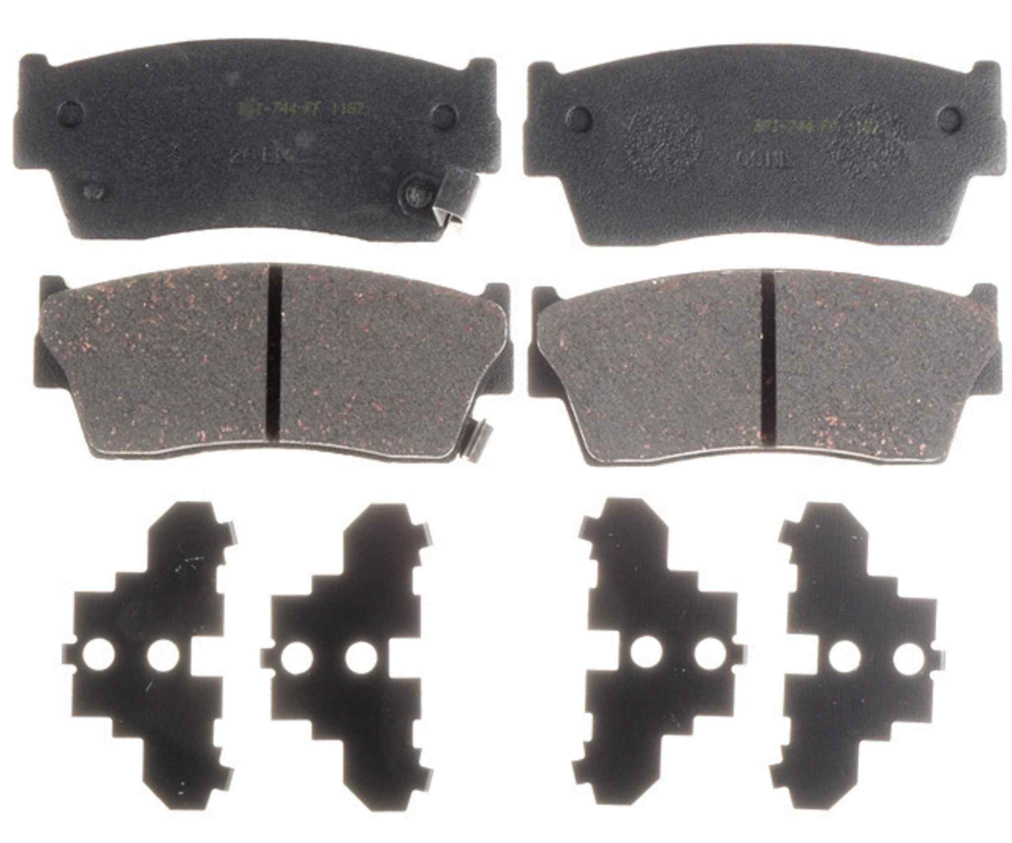 Raybestos Brakes Disc Brake Pad Set  top view frsport PGD418C