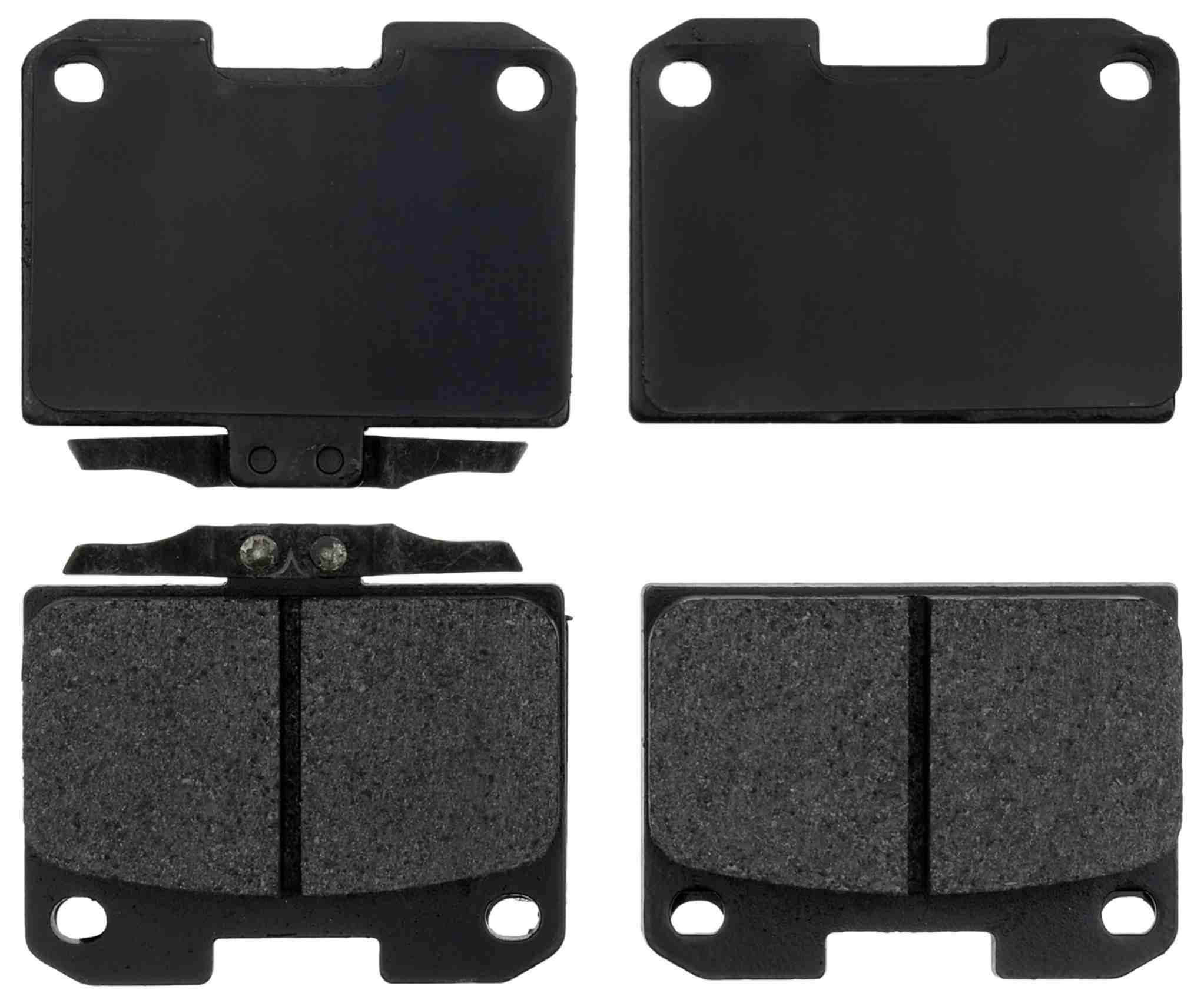 Raybestos Brakes Disc Brake Pad Set  top view frsport PGD631C