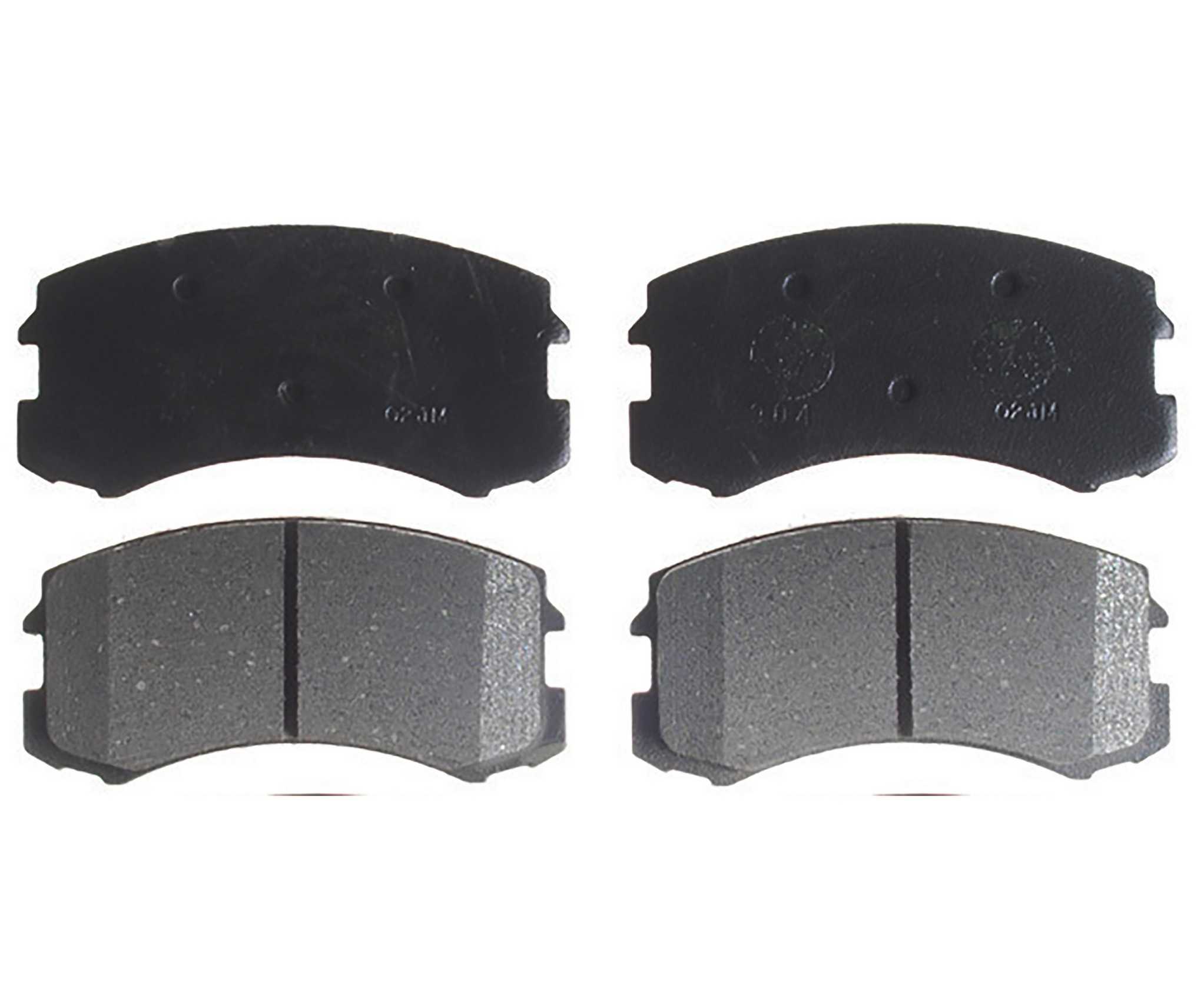 Raybestos Brakes Disc Brake Pad Set  top view frsport SGD904C