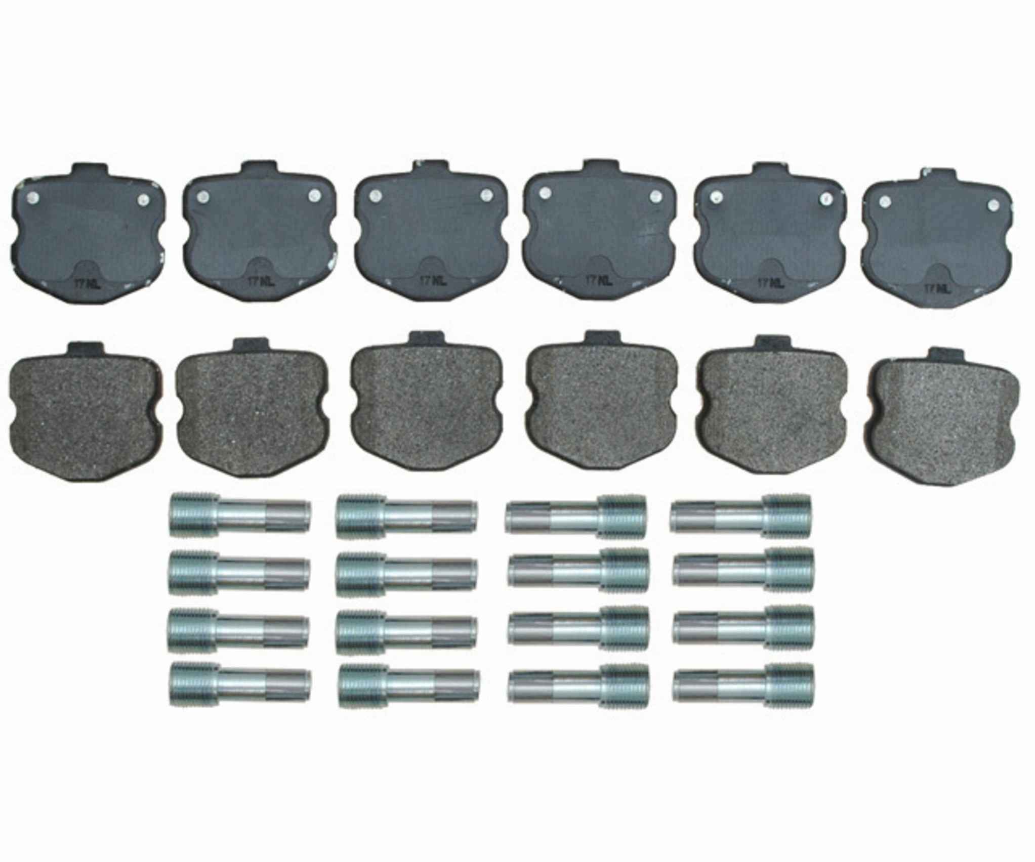 Raybestos Brakes Disc Brake Pad Set  top view frsport SP1185XPH