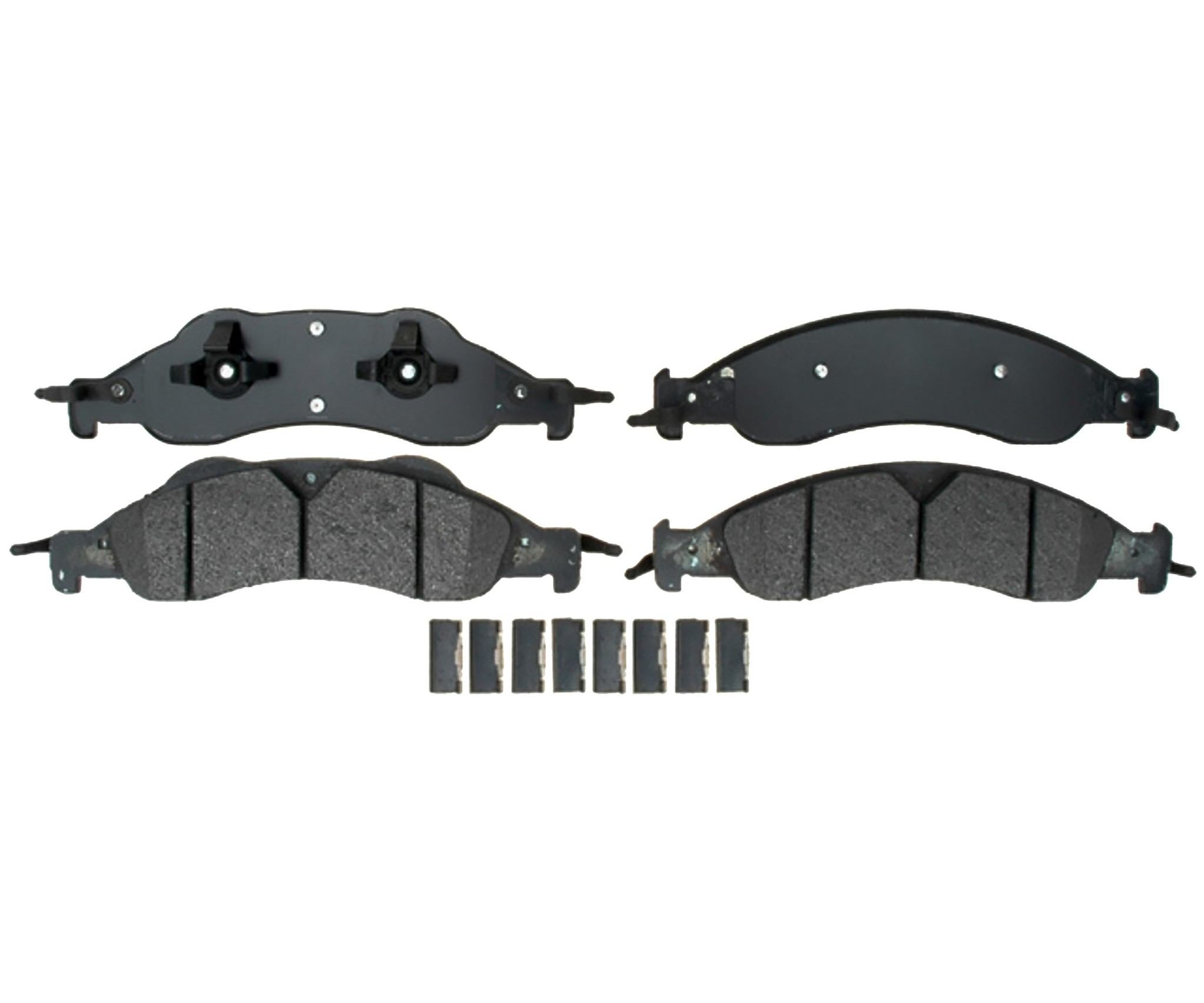 Raybestos Brakes Disc Brake Pad Set  top view frsport SP1278PSH