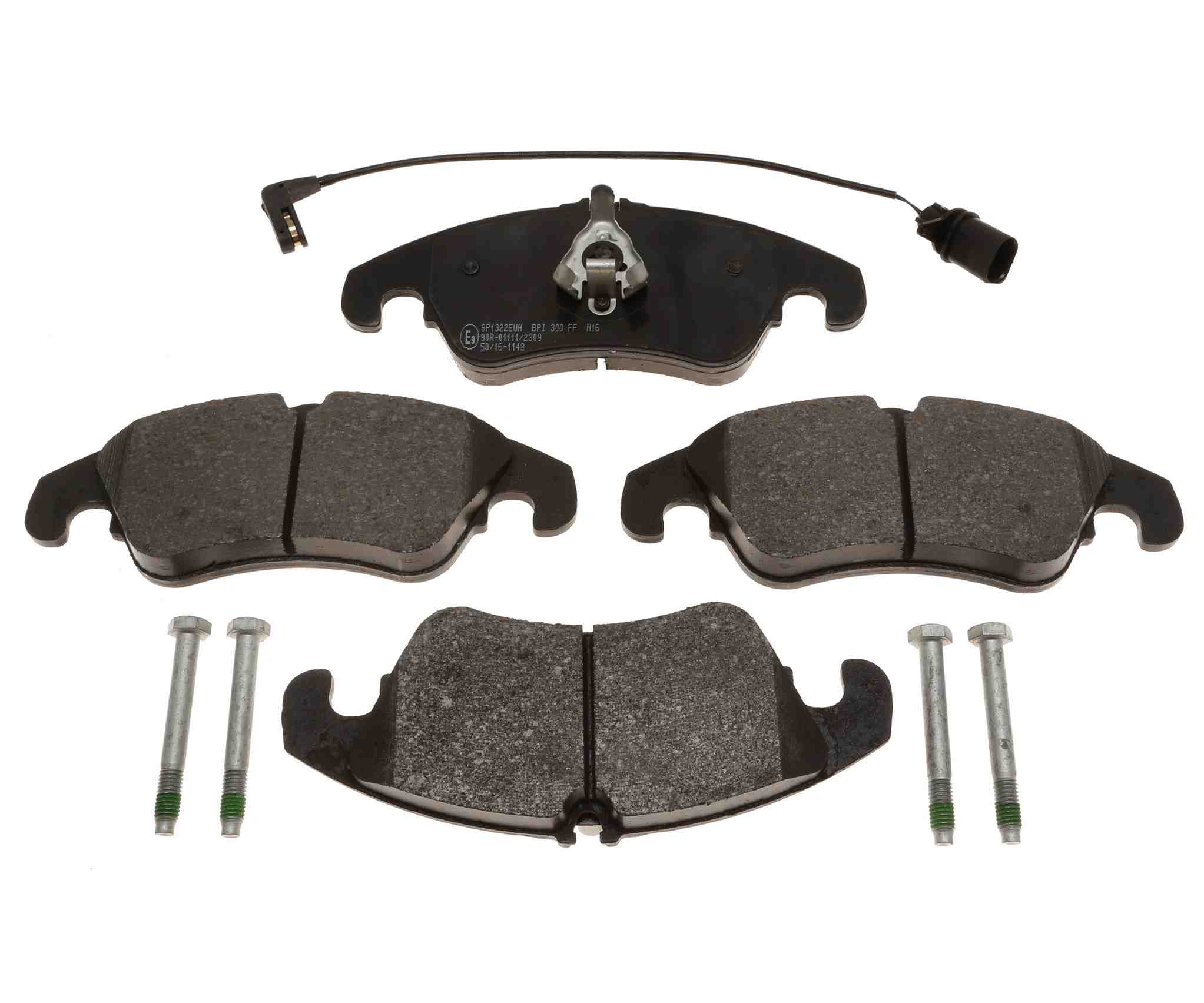 Raybestos Brakes Disc Brake Pad Set  top view frsport SP1322EUH