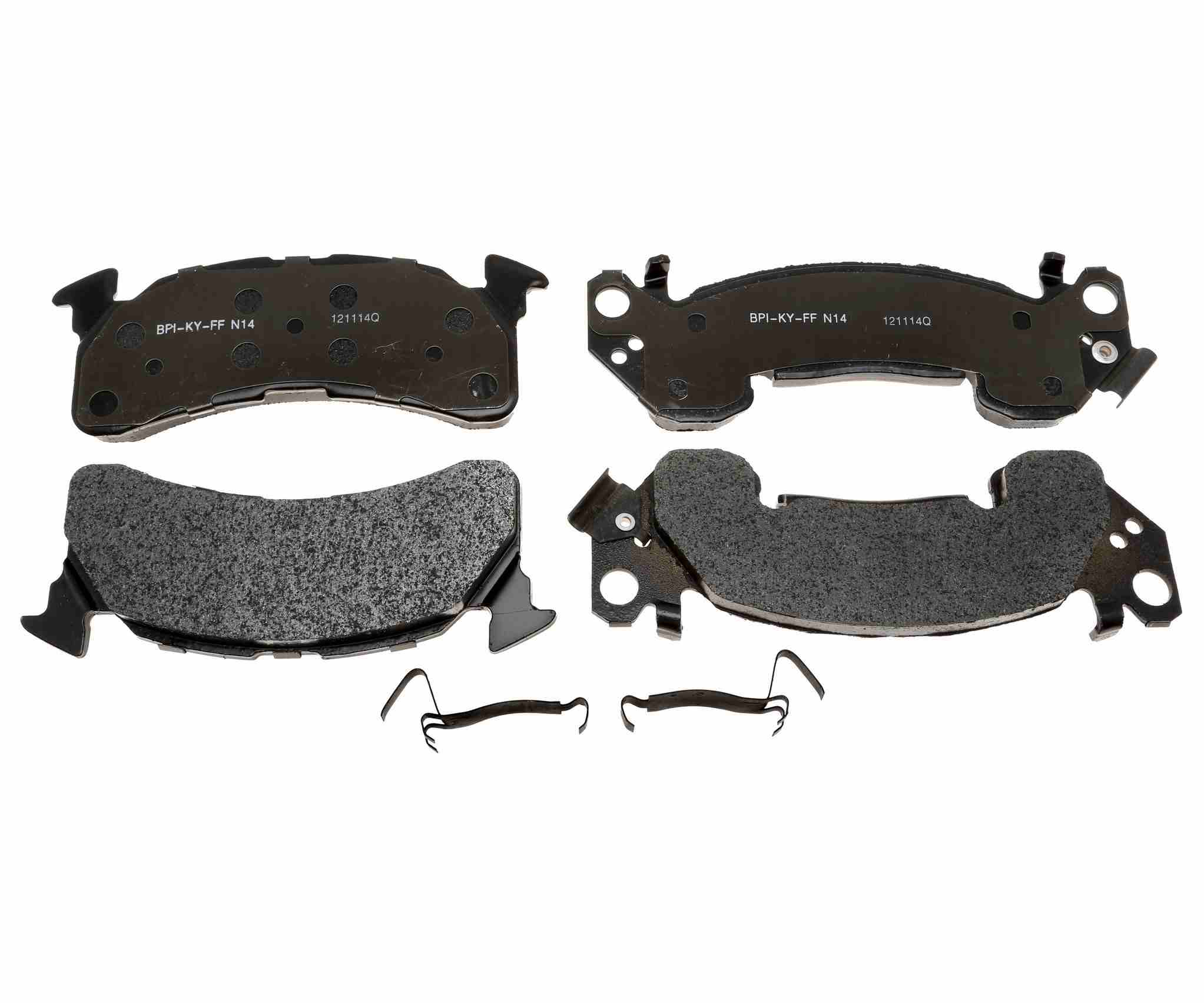 Raybestos Brakes Disc Brake Pad Set  top view frsport SP153TRH