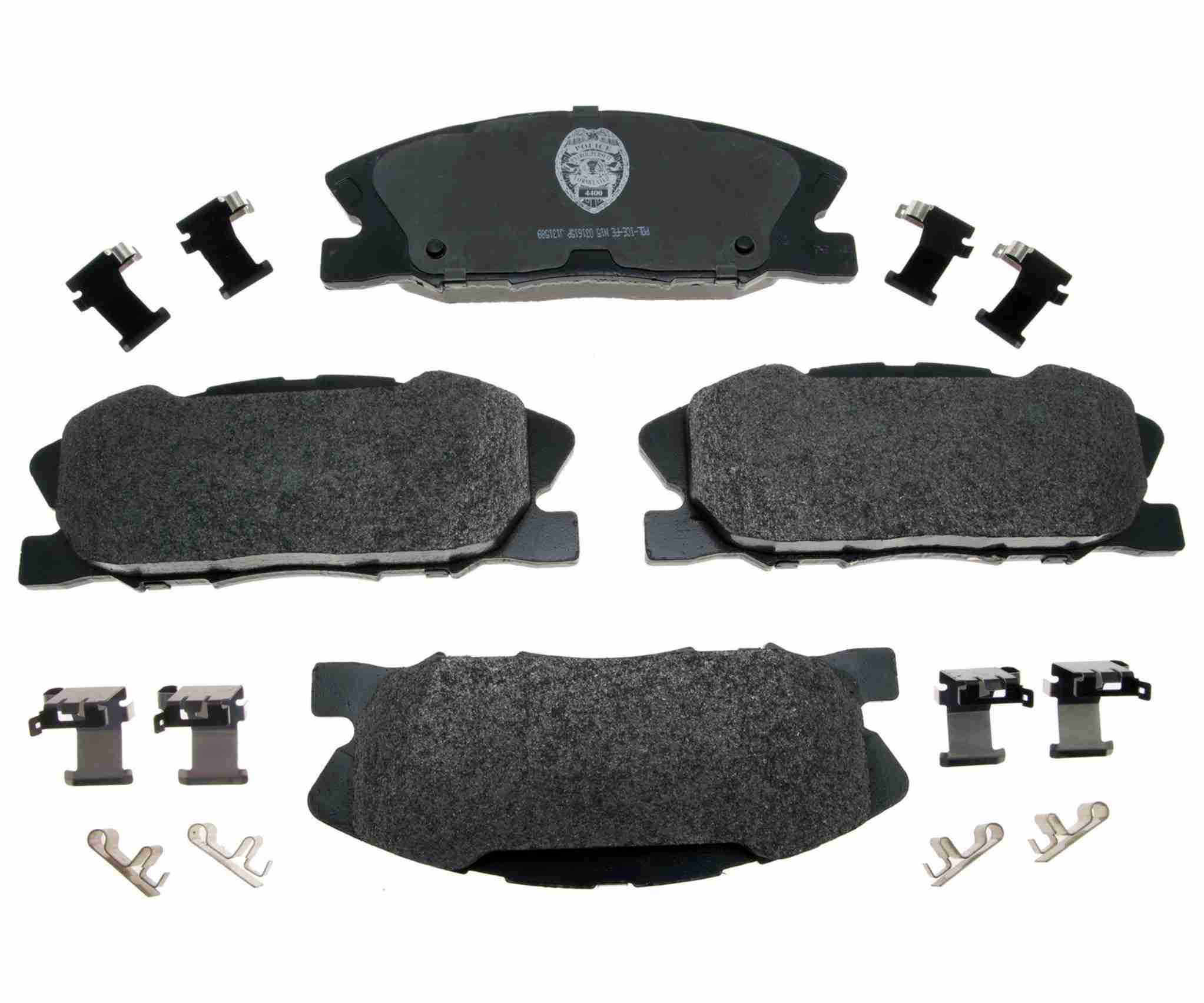 Raybestos Brakes Disc Brake Pad Set  top view frsport SP1767PPH