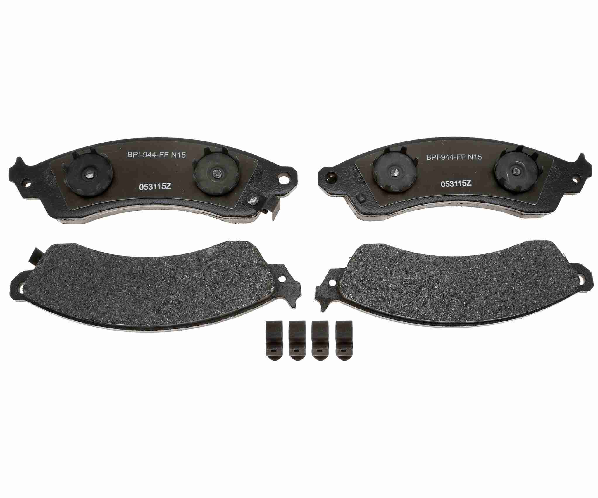 Raybestos Brakes Disc Brake Pad Set  top view frsport SP412XPH