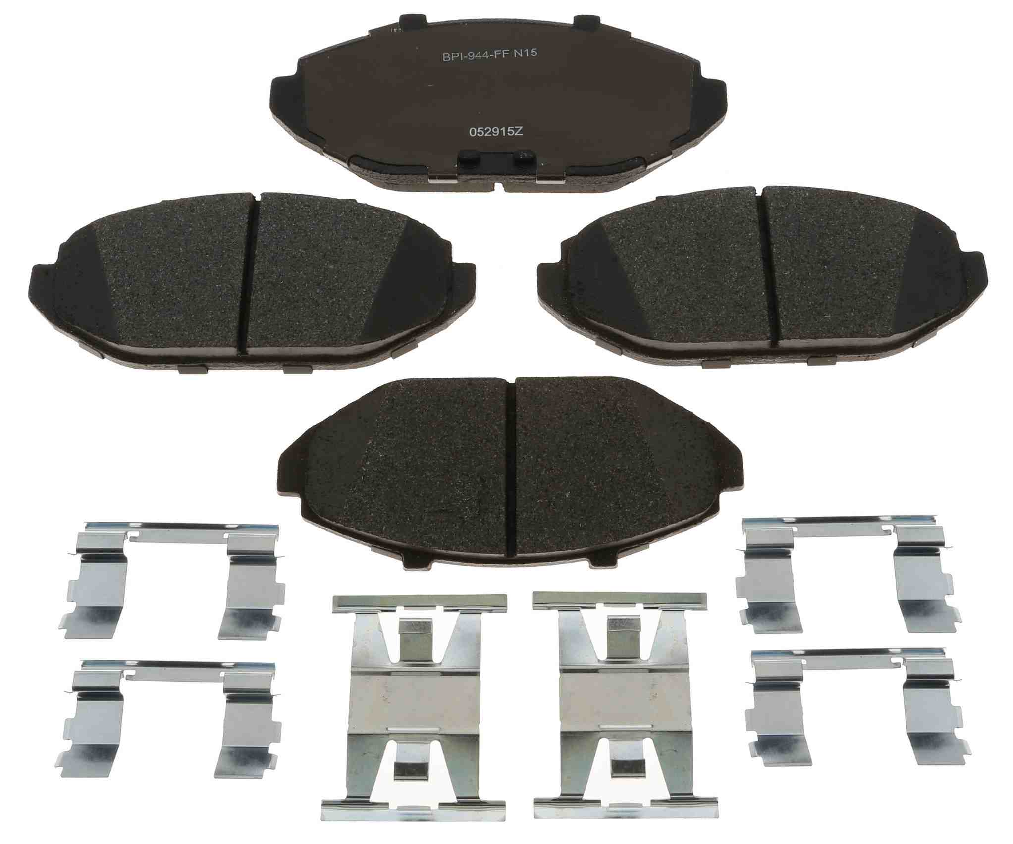 Raybestos Brakes Disc Brake Pad Set  top view frsport SP748PPH