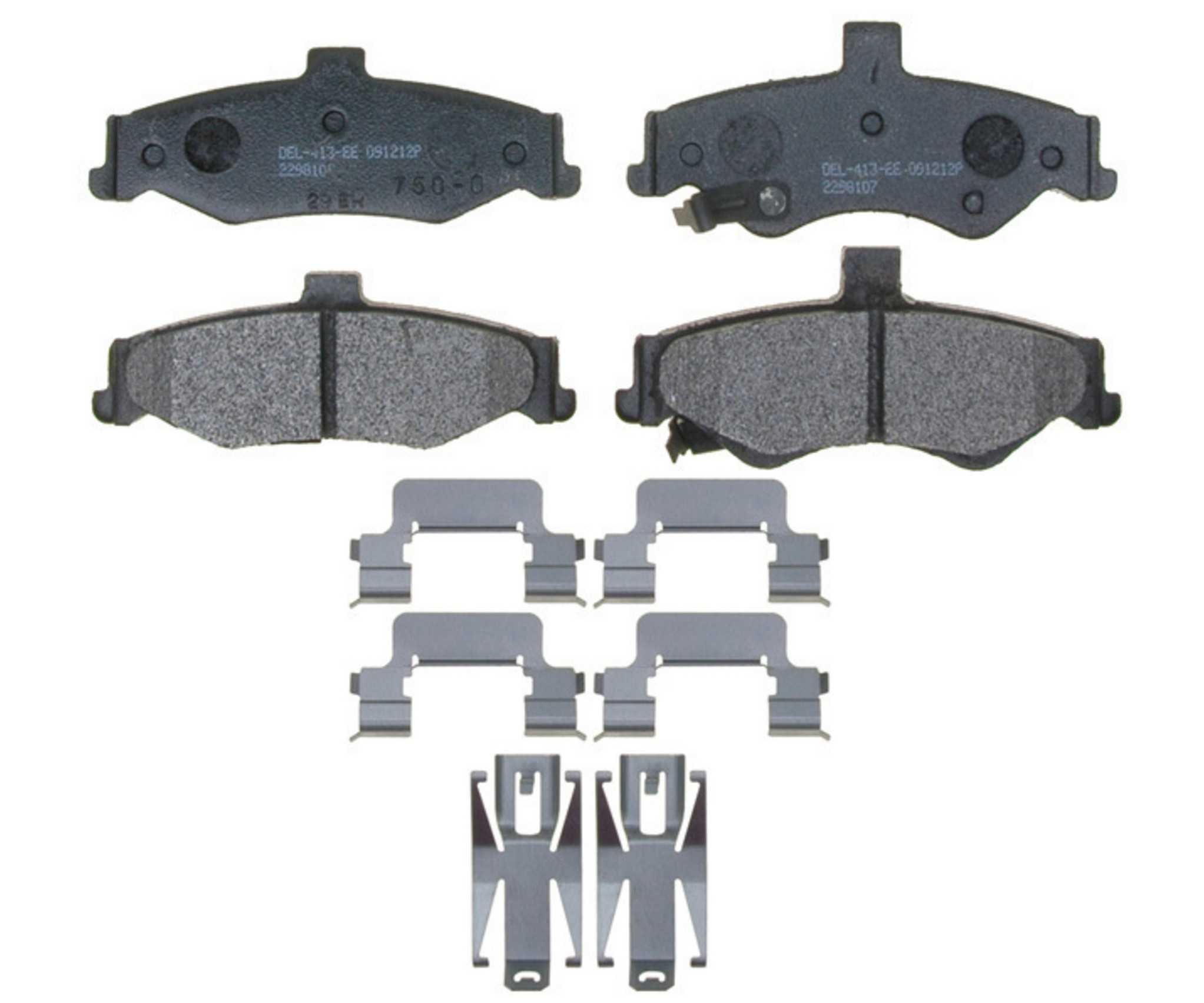 Raybestos Brakes Disc Brake Pad Set  top view frsport SP750XPH