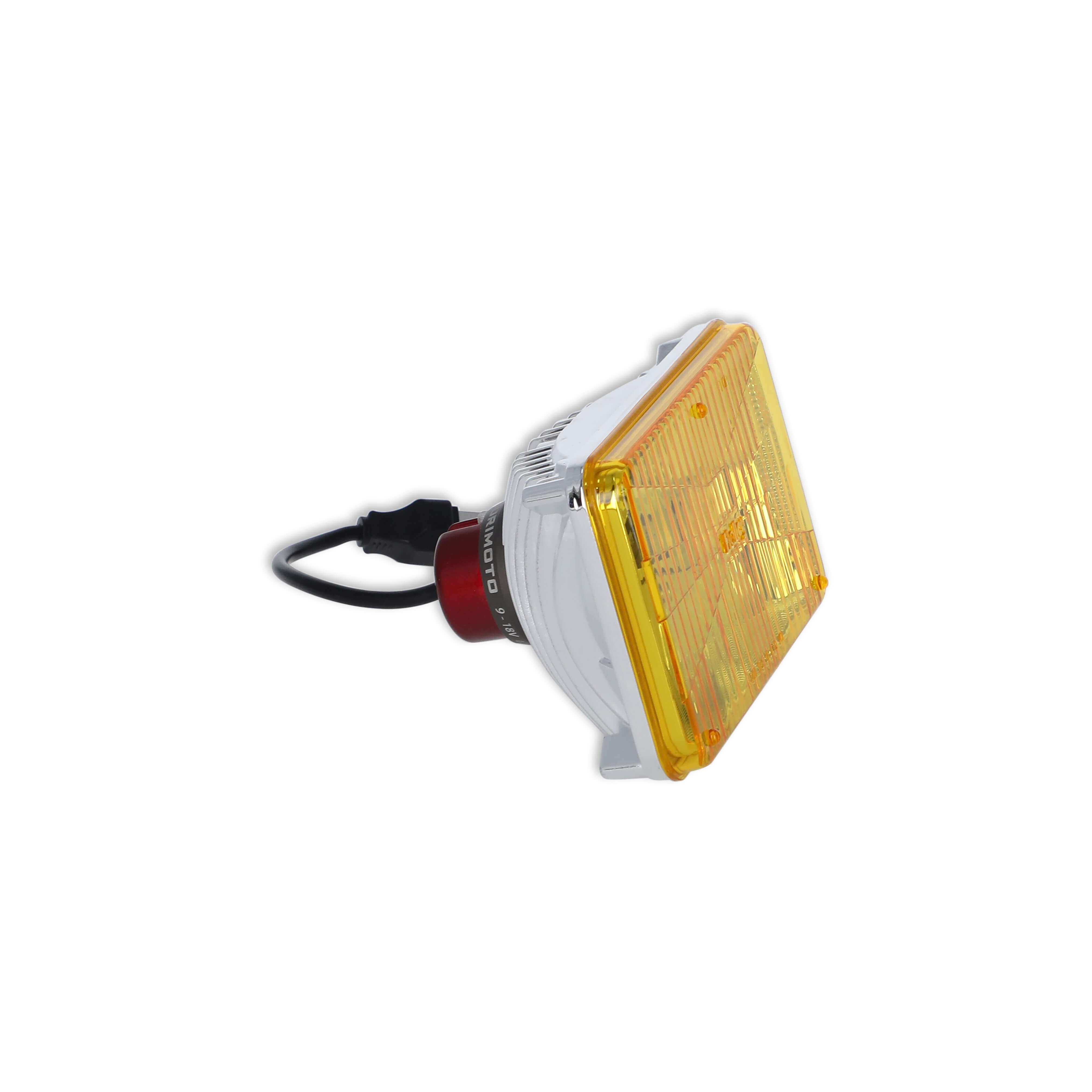 Retrobright Headlight LED Sealed 4x6 Rectangle Yellow Each RTBLFRB100