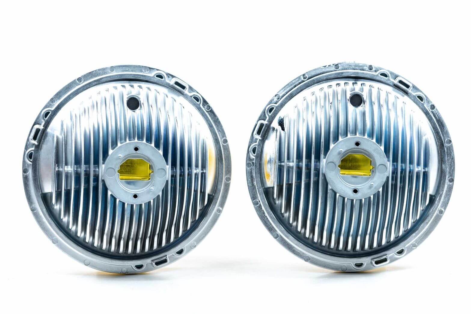 Retrobright Headlight LED 7in Round Each Housing Only RTBLFRB160