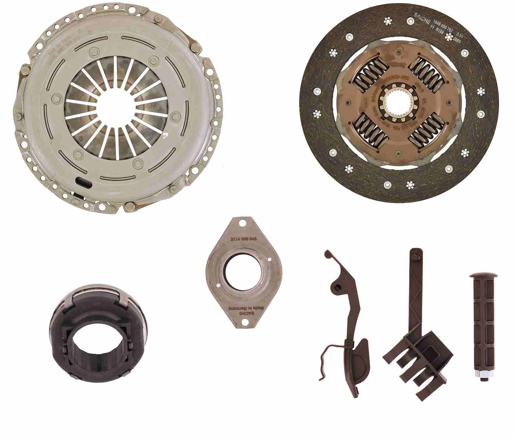 RhinoPac Transmission Clutch Kit  top view frsport 02-044