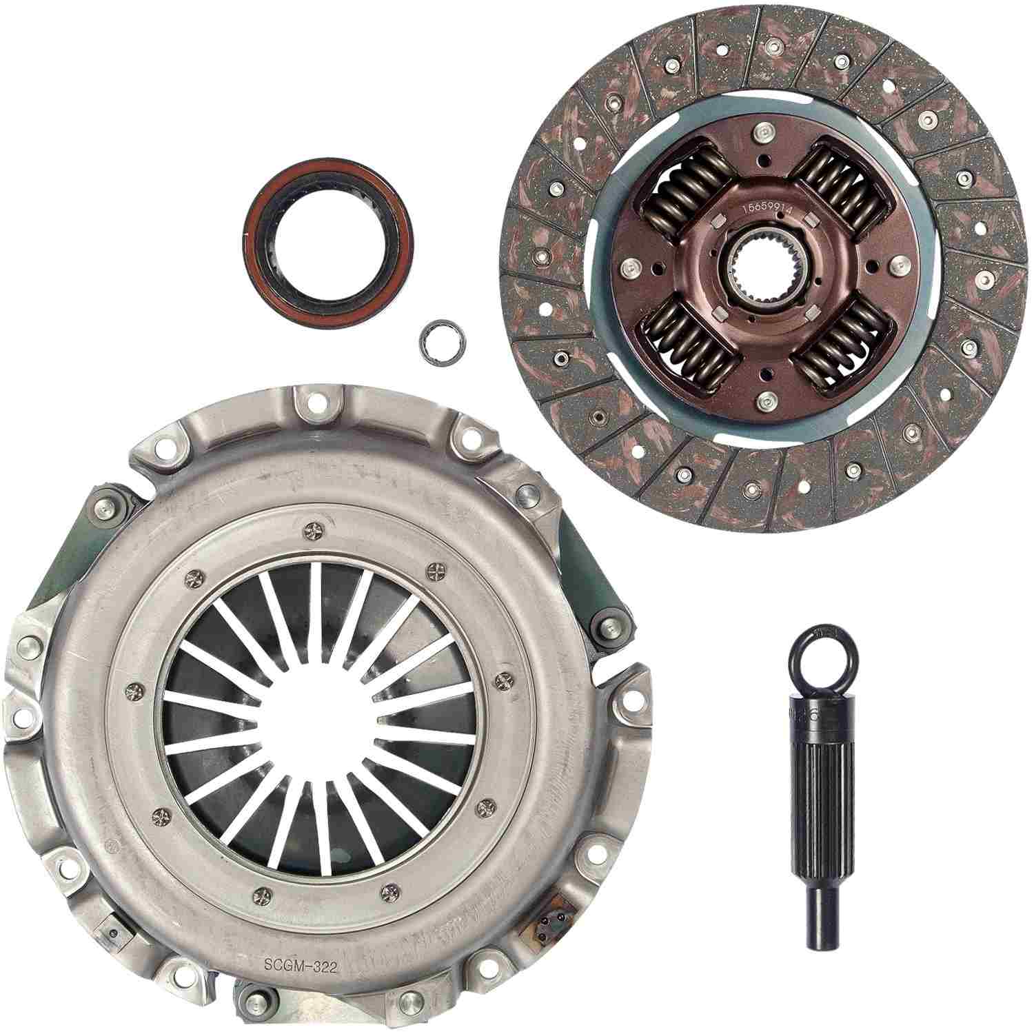 RhinoPac Transmission Clutch Kit  top view frsport 04-156