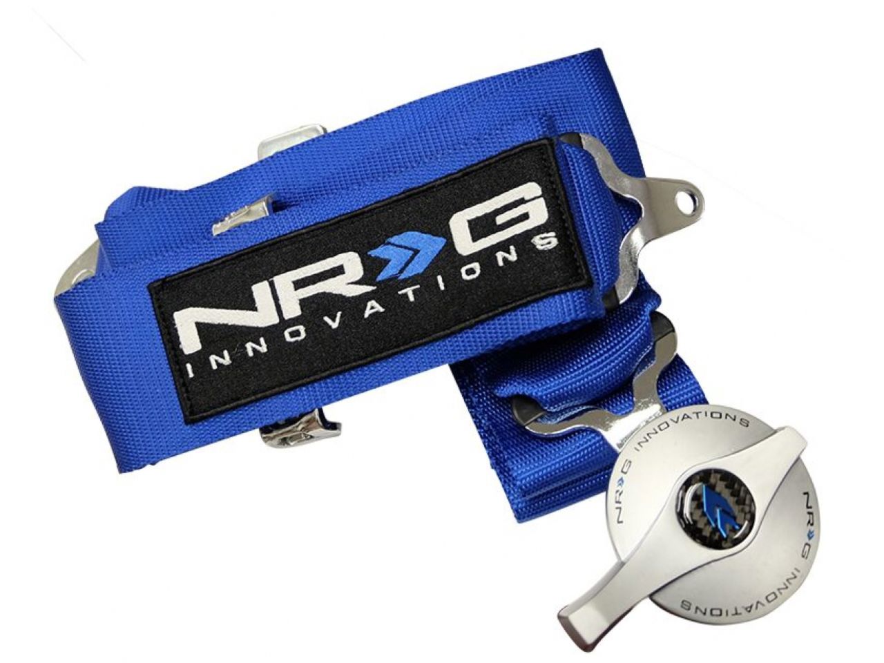 NRG 5 Pt 3inch Seat Belt Harness / Cam Lock- Blue