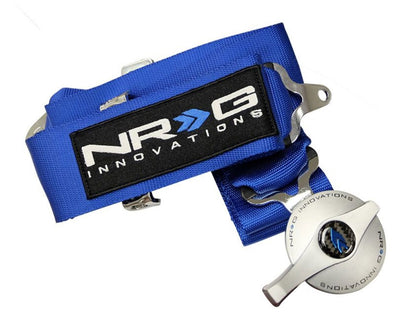 NRG 5 Pt 3inch Seat Belt Harness / Cam Lock- Blue