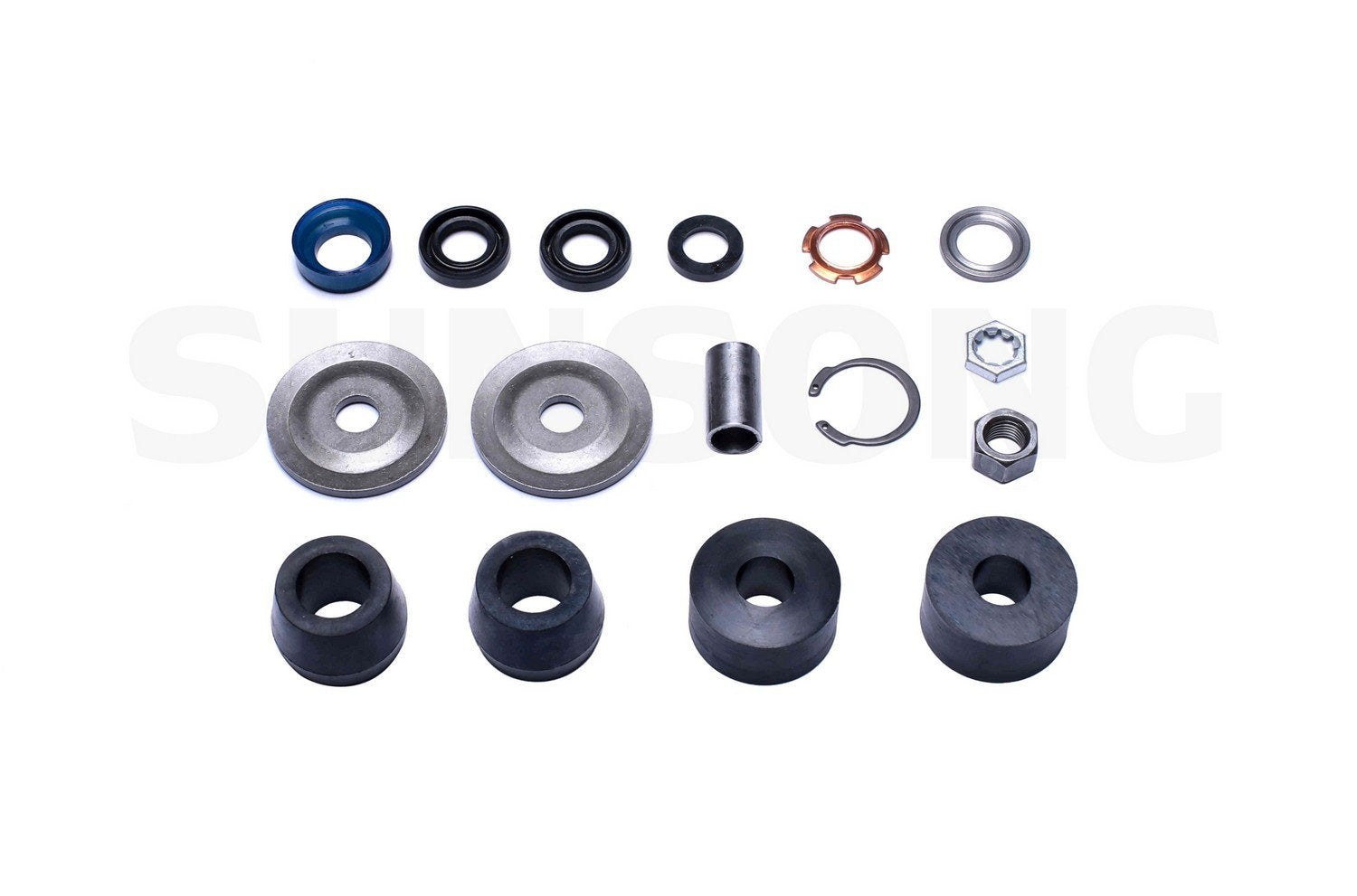 Sunsong Power Steering Power Cylinder Rebuild Kit  top view frsport 8401015