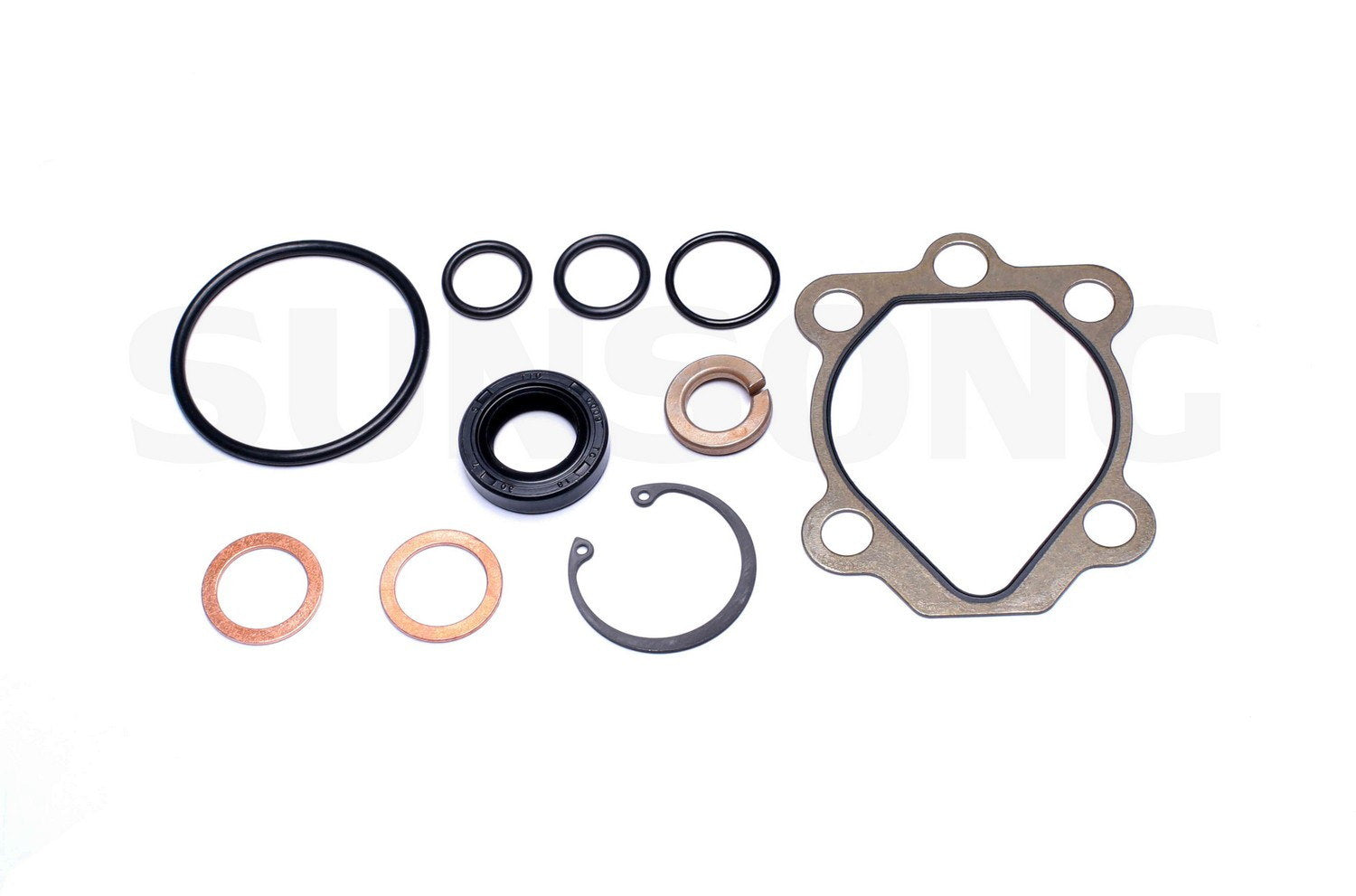 Sunsong Power Steering Pump Seal Kit  top view frsport 8401240