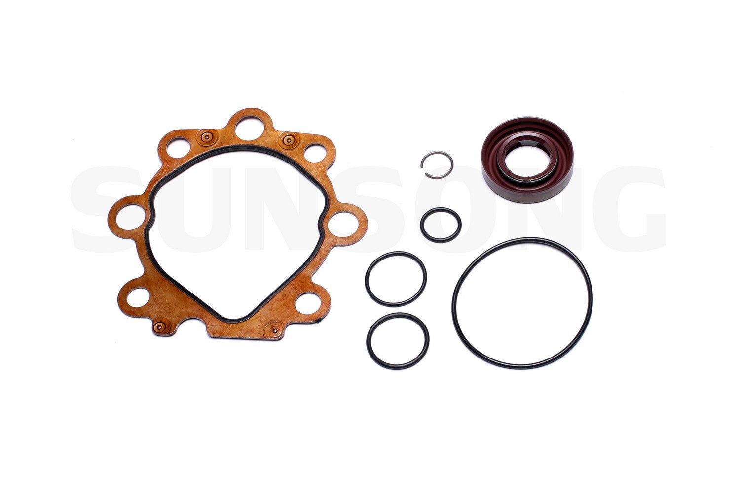 Sunsong Power Steering Pump Seal Kit  top view frsport 8401389