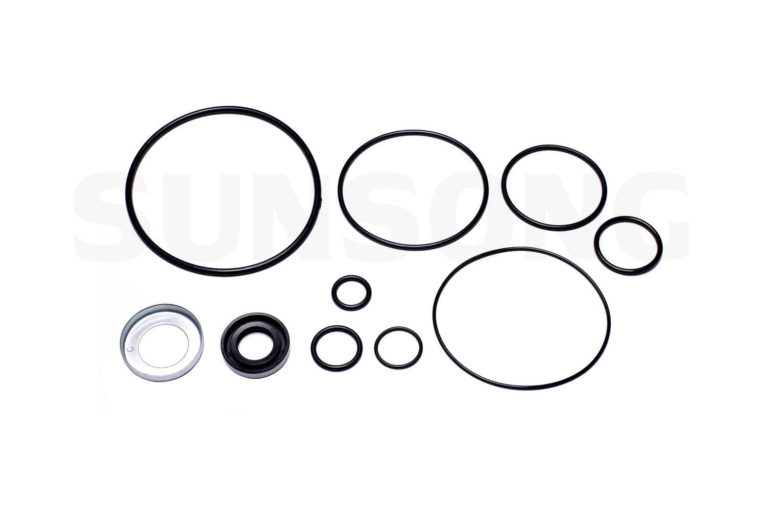 Sunsong Power Steering Pump Seal Kit  top view frsport 8401425