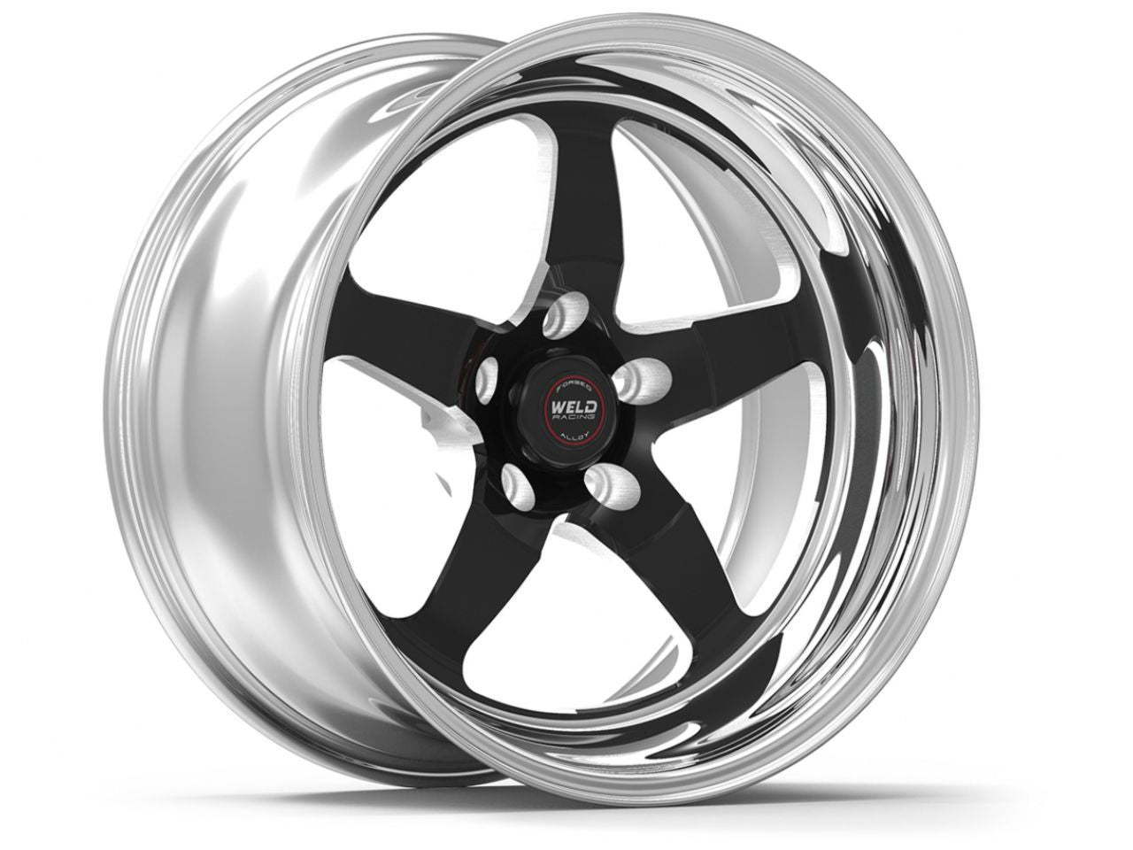 Weld Racing 15x15.33" BLK S71 Low Pad BP 5x5" BS 4.5"