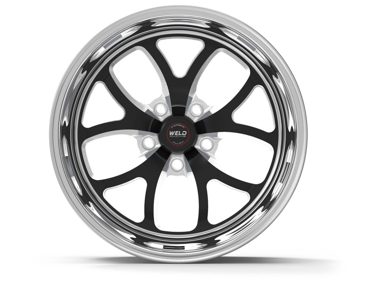 Weld Racing 20X16.0 S76 Blk Ctr 5X4.5 6.5BS(-51mm O/S) Low