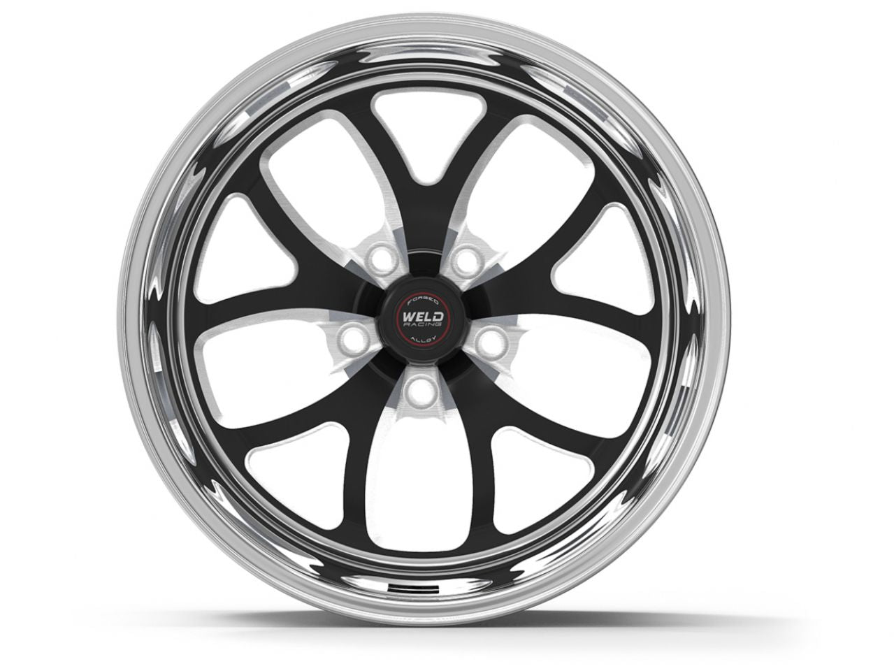 Weld Racing 17x7" Black S76 LOW PAD 5x4.75" Bolt Pattern, 4.4" Backspace