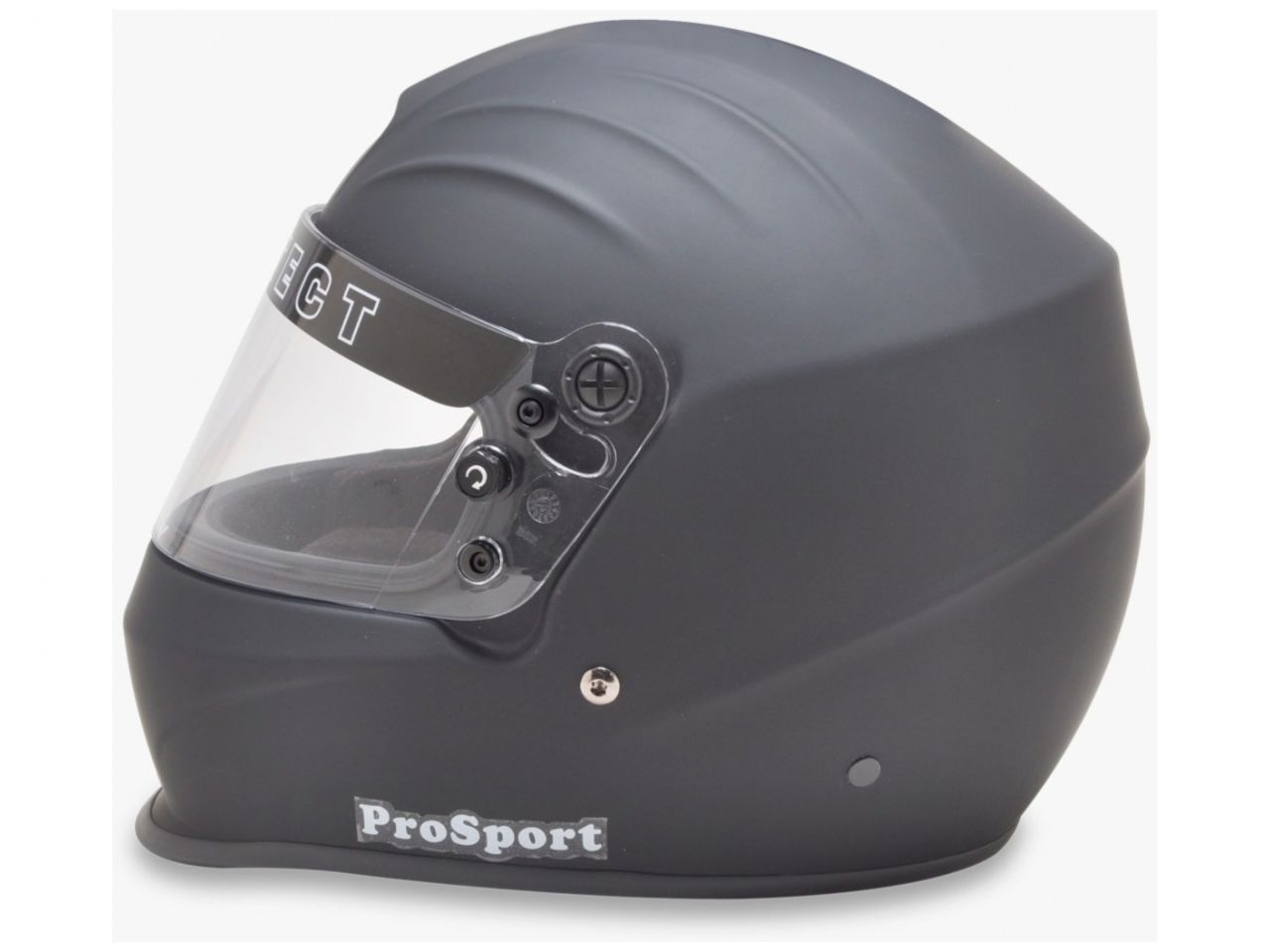 Pyrotect ProSport DB F/F Helmet, SA2015, Medium, Flat Black