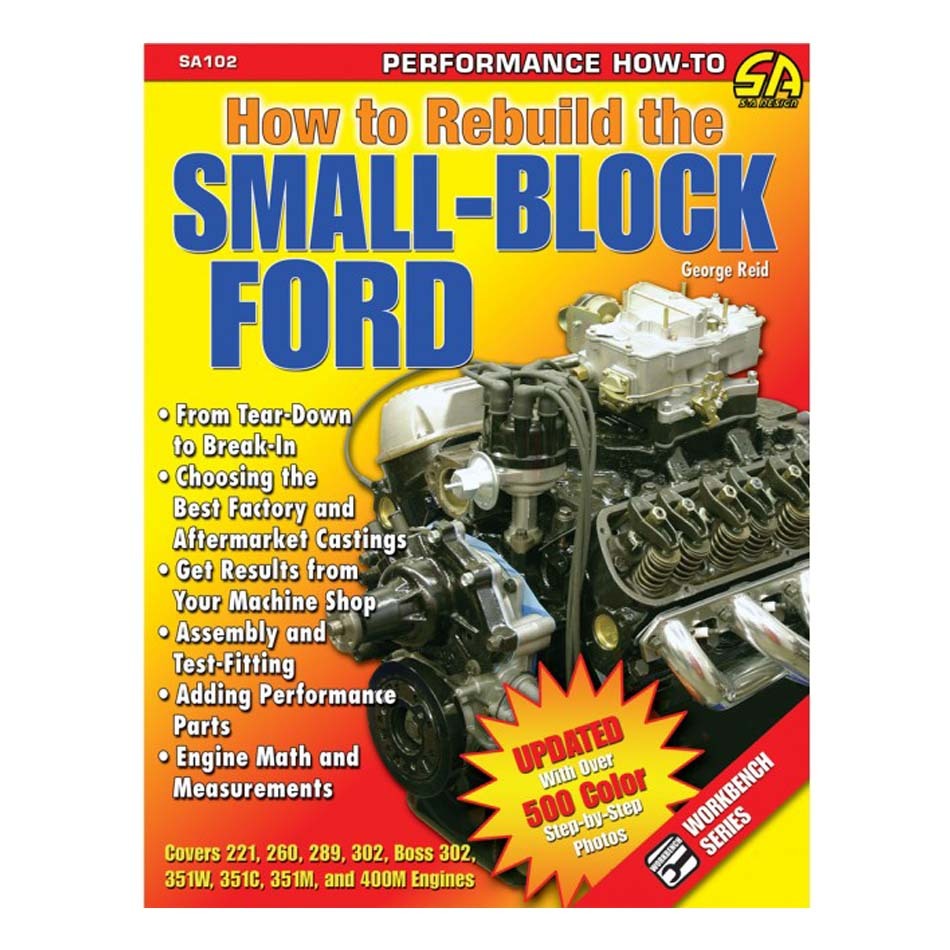 S-A Books How To Rebuild The Small Block Ford SABSA102